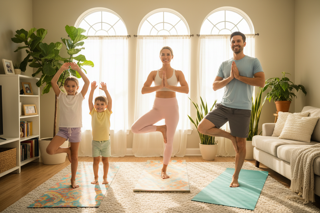Yoga mit Kindern: 5 einfache Familienübungen für mehr Entspannung 🧘‍♀️👨‍👩‍👧‍👦