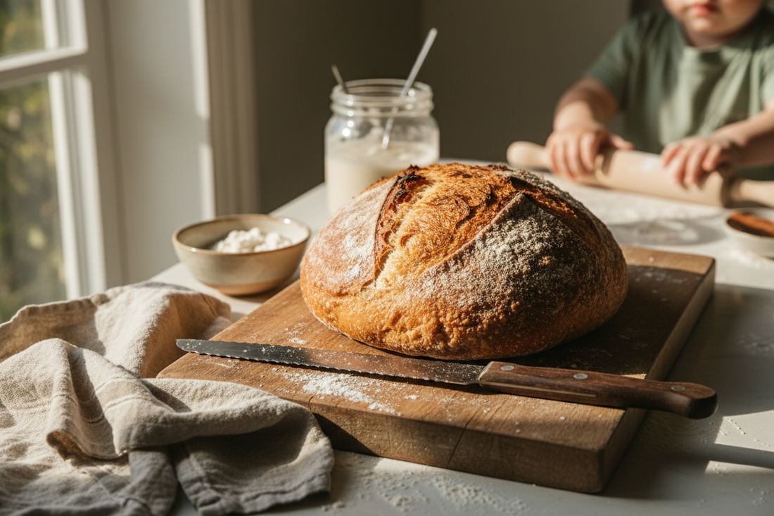 Gemeinsam Brot backen: Ein Familienrezept für entspannte Wochenenden