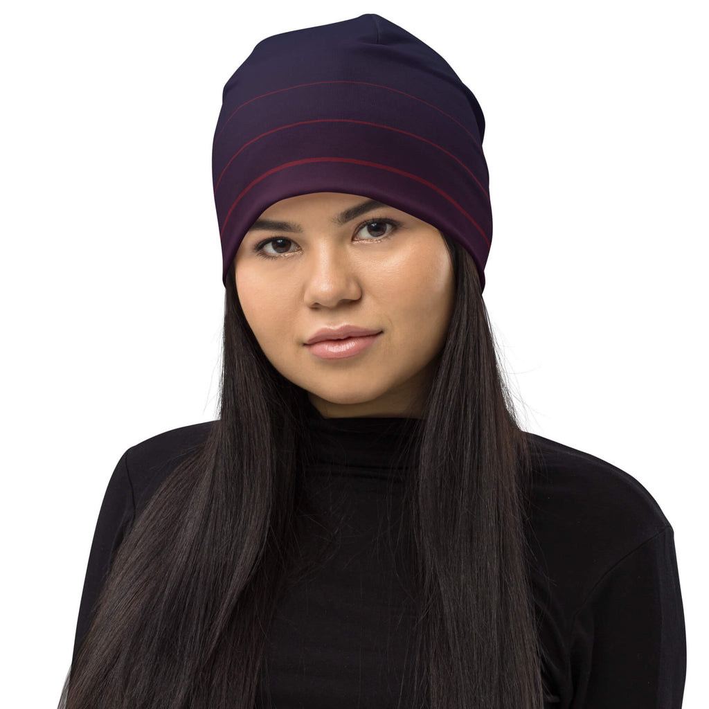 Allover-Beanie – Warme Strickmütze für Herbst & Winter - famora-style
