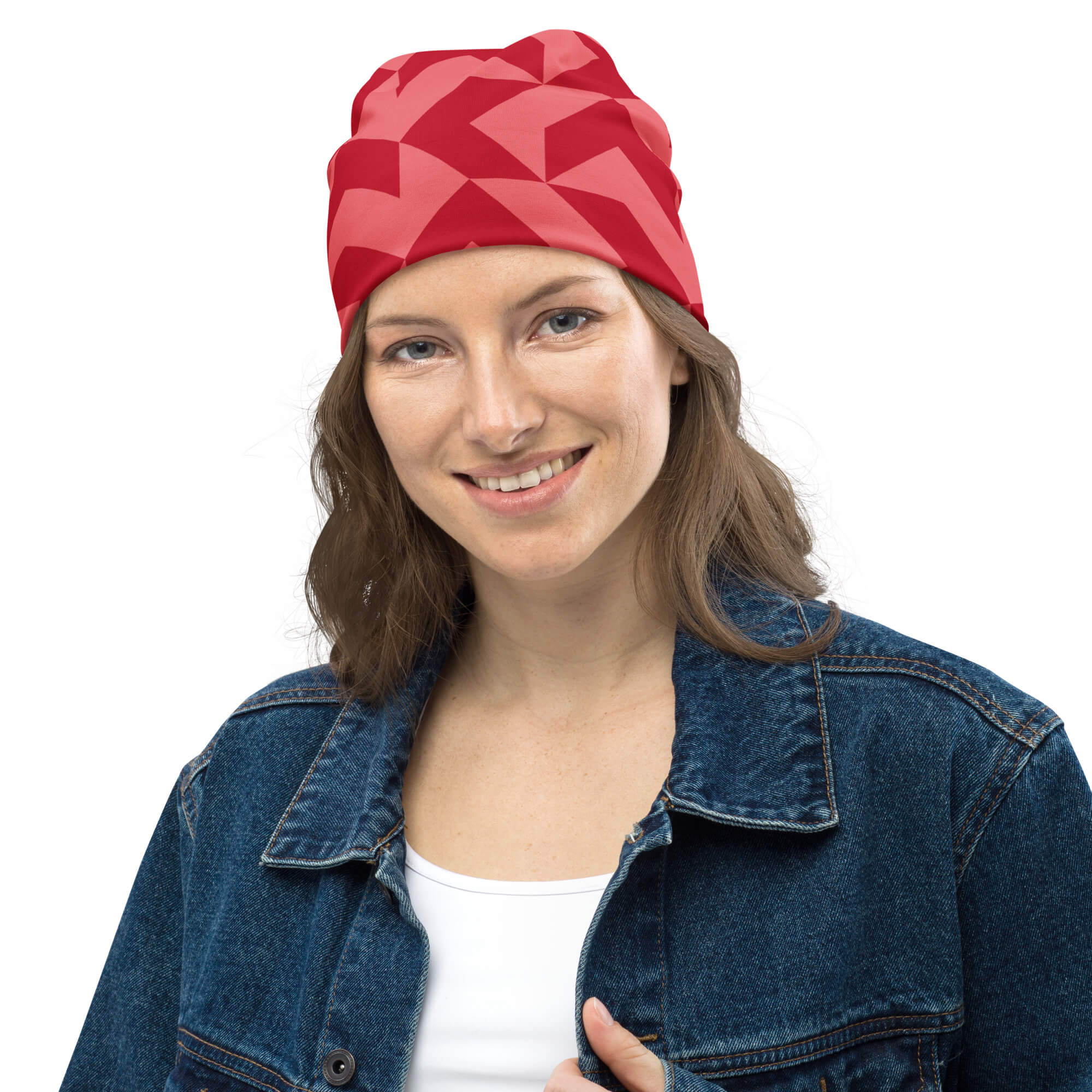 Allover-Beanie – Warme Strickmütze für Herbst & Winter - famora-style