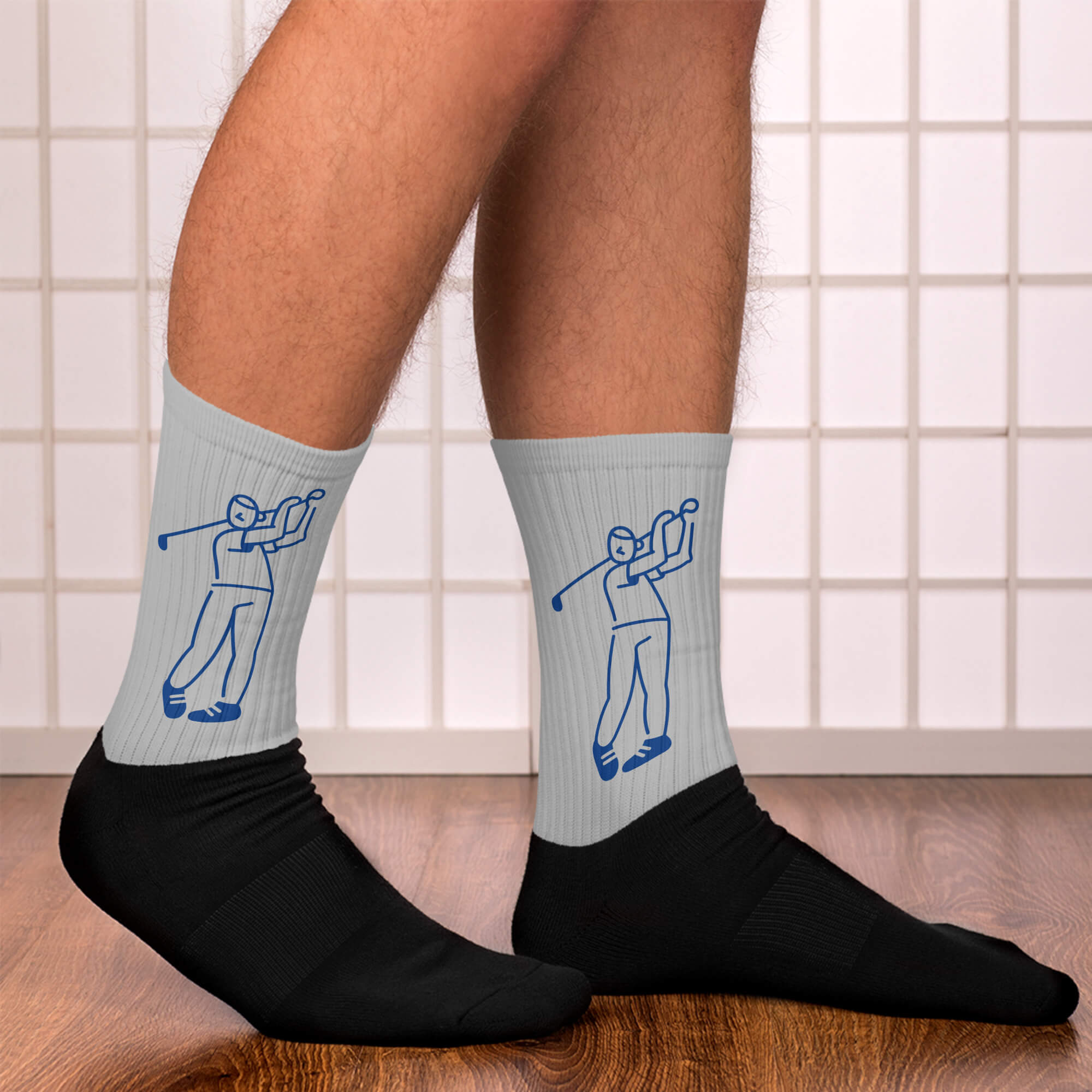 Bunte Socken mit lebendigem Design – Rechte Seite