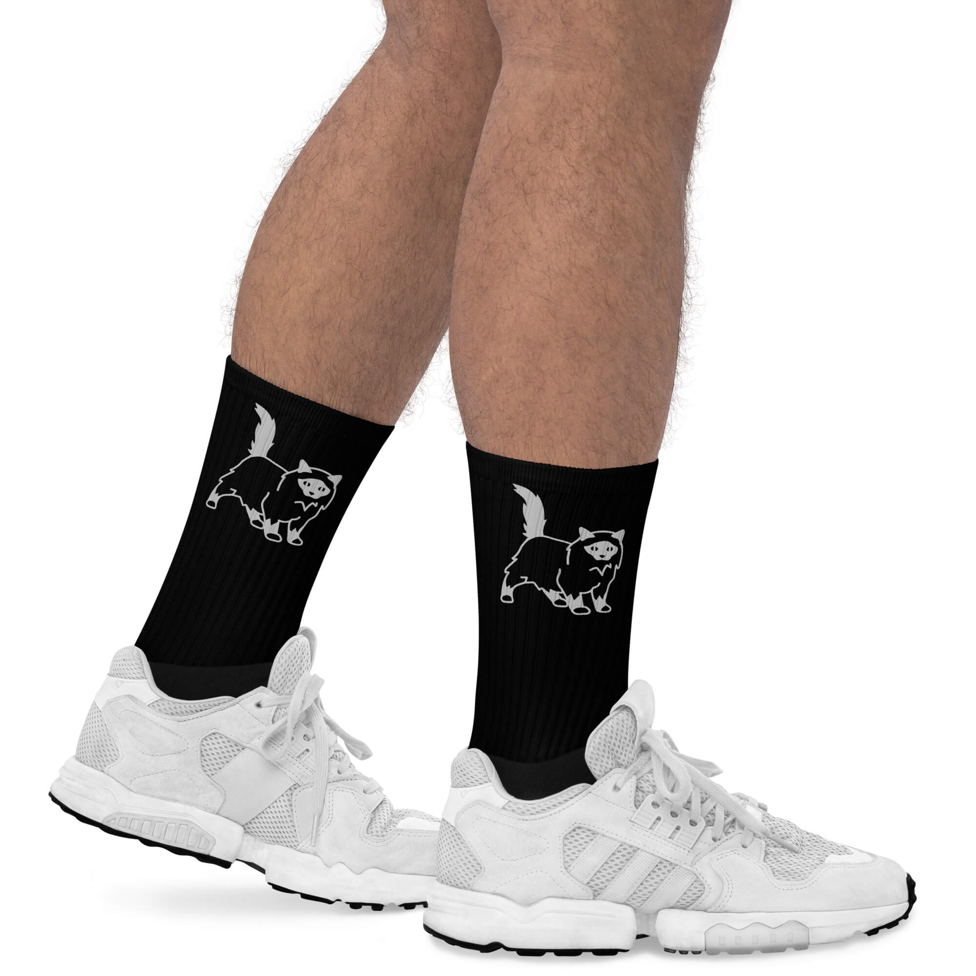 Bunte Socken Detail – Hochwertige Verarbeitung und auffälliges Muster
