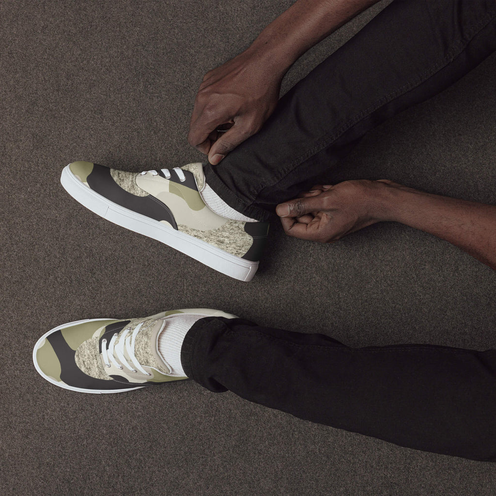 Herren-Canvas-Sneaker - Vorderansicht Lässig & atmungsaktiv für Sommer