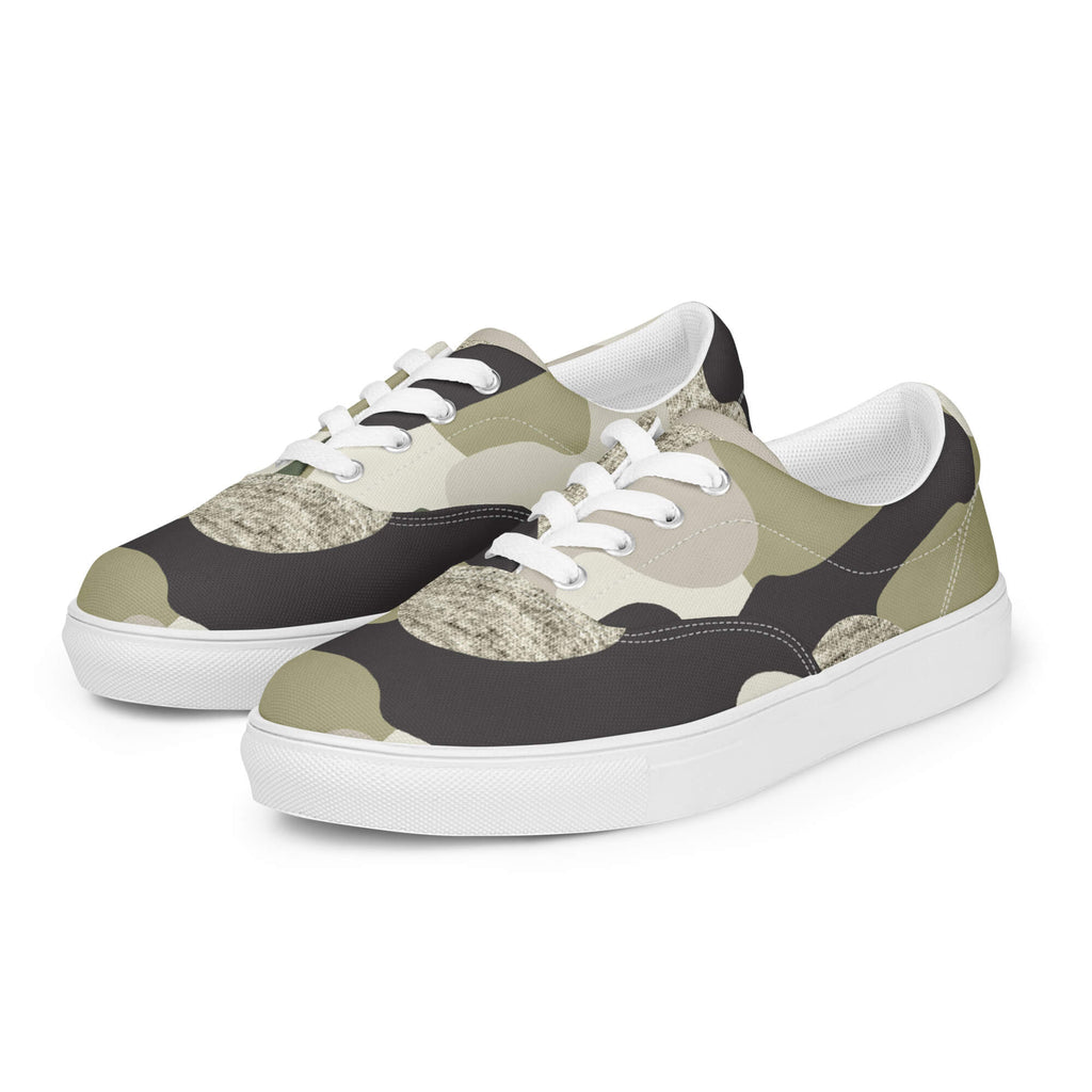 Sommer-Sneaker Herren Canvas - Seitenansicht links mit atmungsaktivem Stoffmaterial