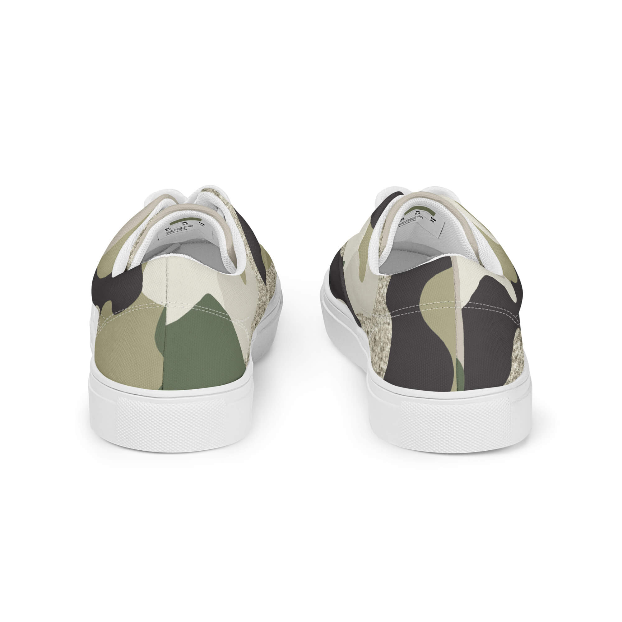 Herren-Freizeitschuhe Canvas - Rückansicht mit gepolsterter EVA-Sohle