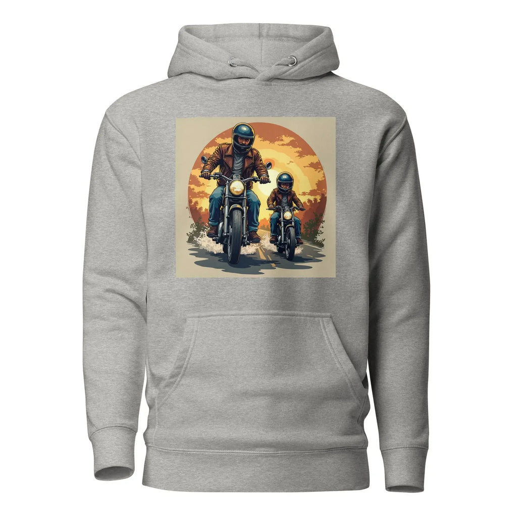 Unisex-Kapuzenpullover in Carbon Grey - Vorderansicht