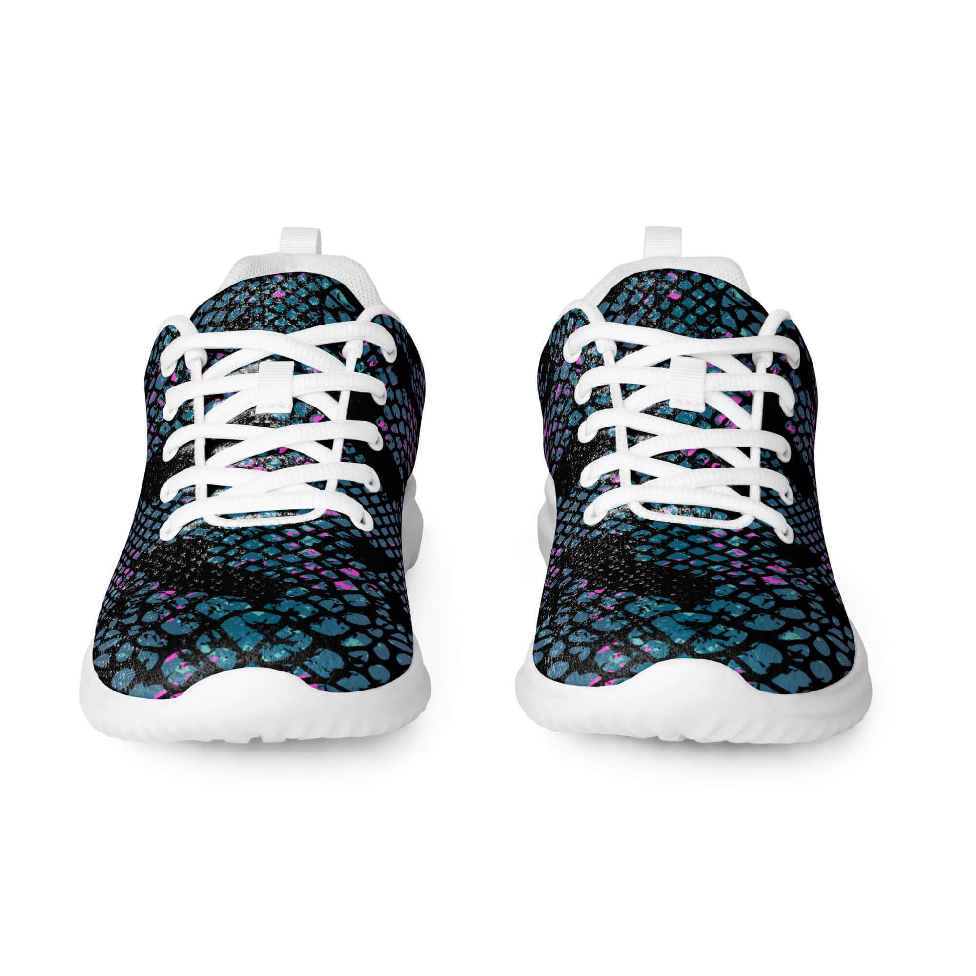 Damen-Sneaker Premium - Vorderansicht mit Flyknit-Material für maximale Atmungsaktivität