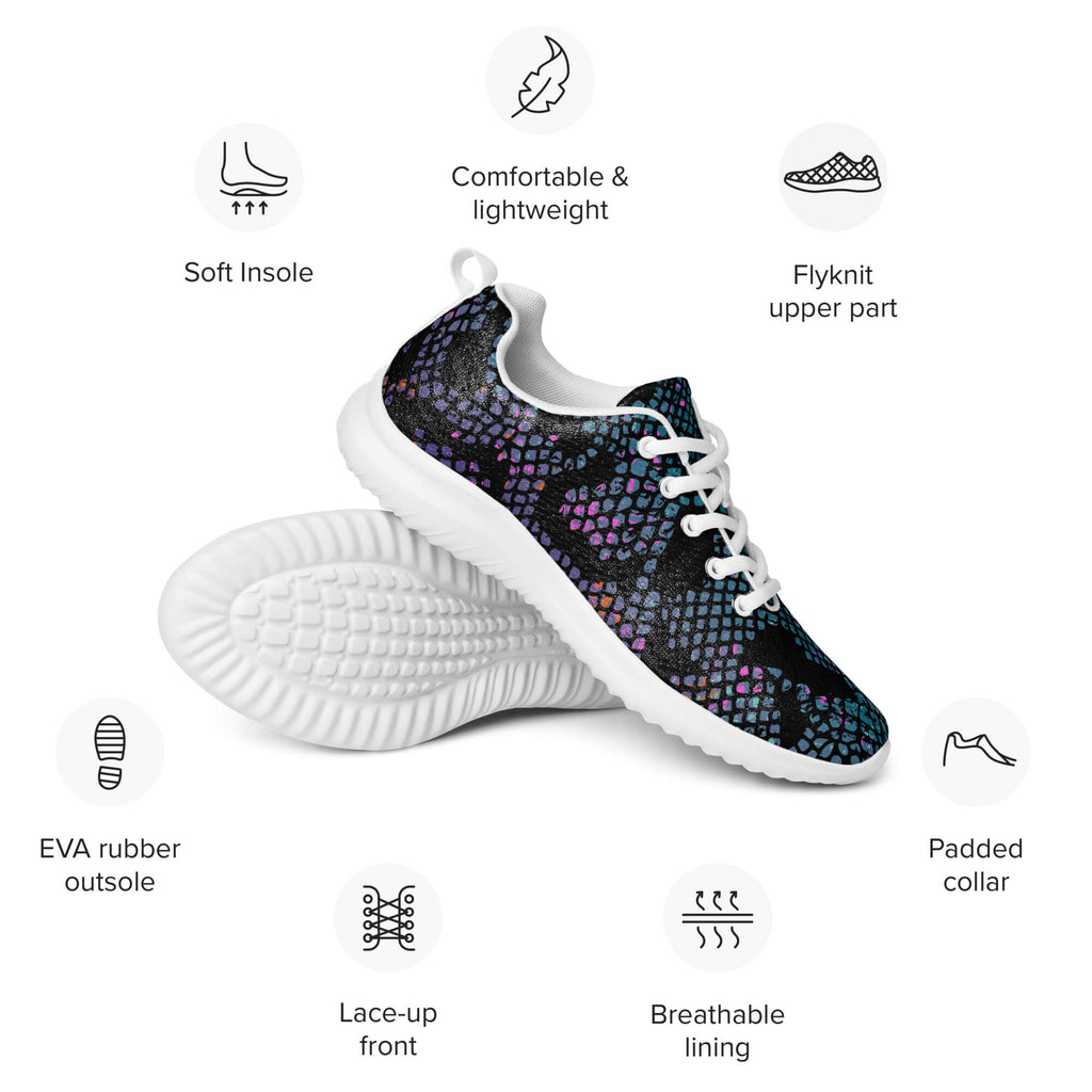 Premium Damen-Sneaker - Seitenansicht links mit hochwertiger Verarbeitung