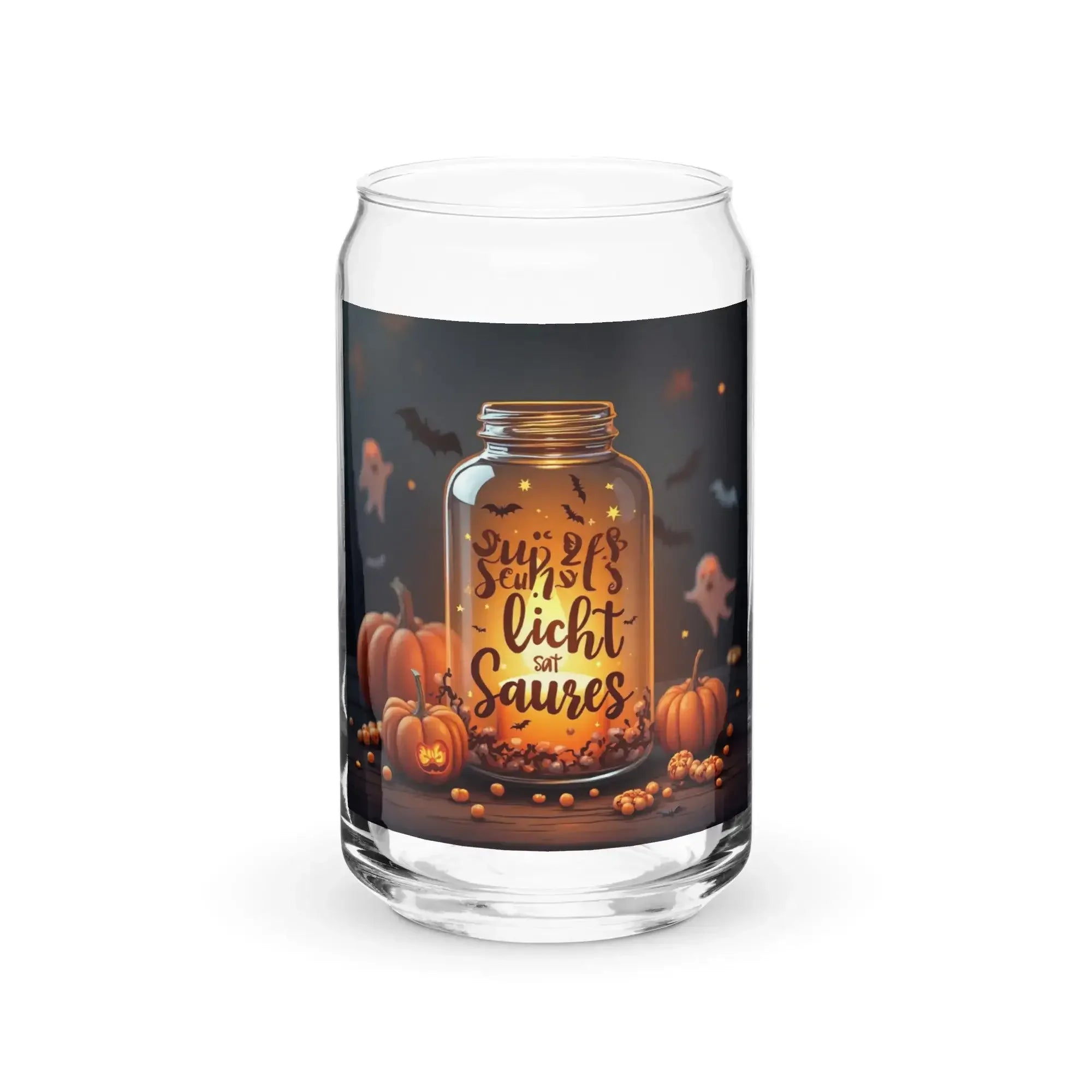 Trinkglas Dosenform nachhaltig - Vorderansicht - Eco Can Glass famora-style