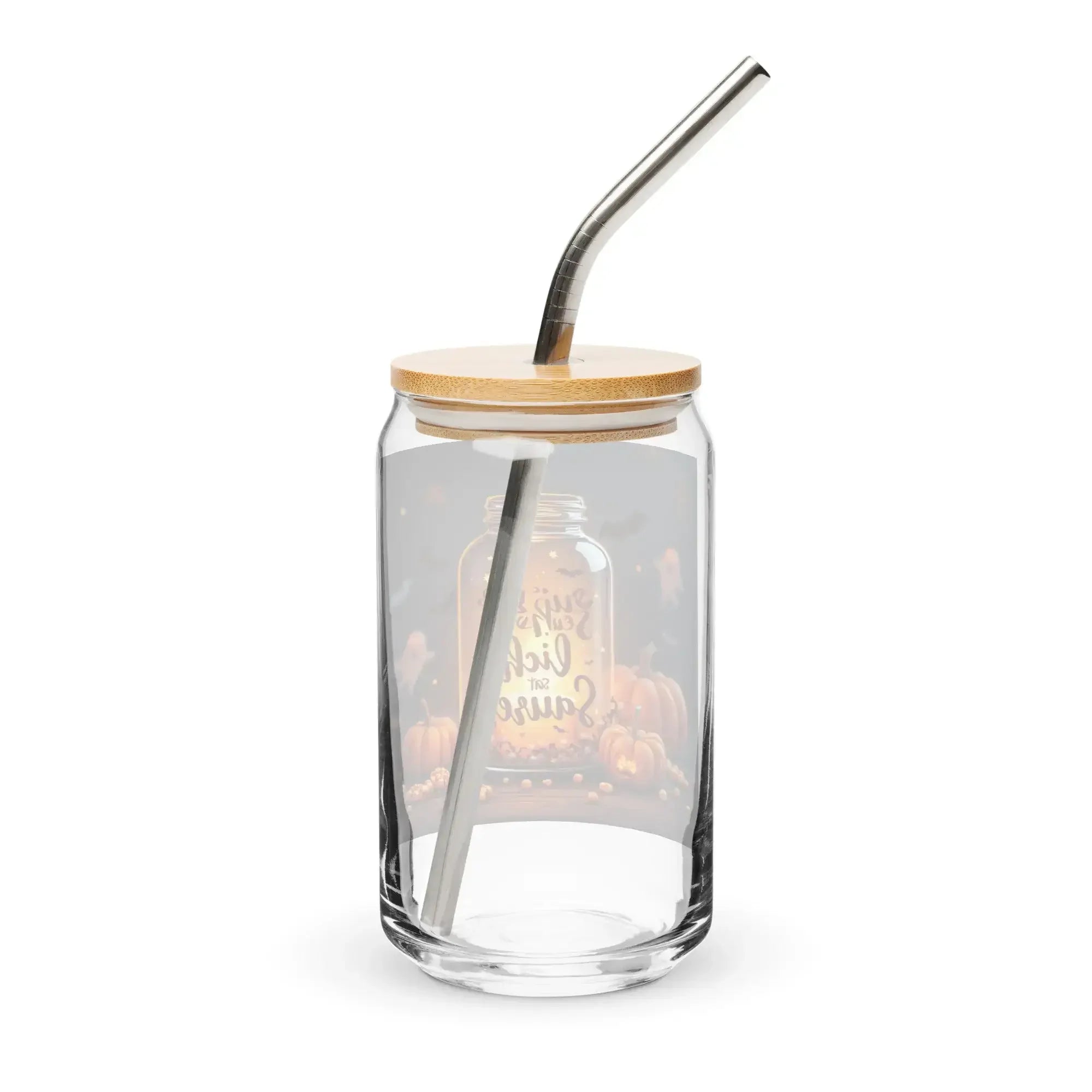 Eco Can Glass wieder verwendbar - Rückansicht mit Deckel