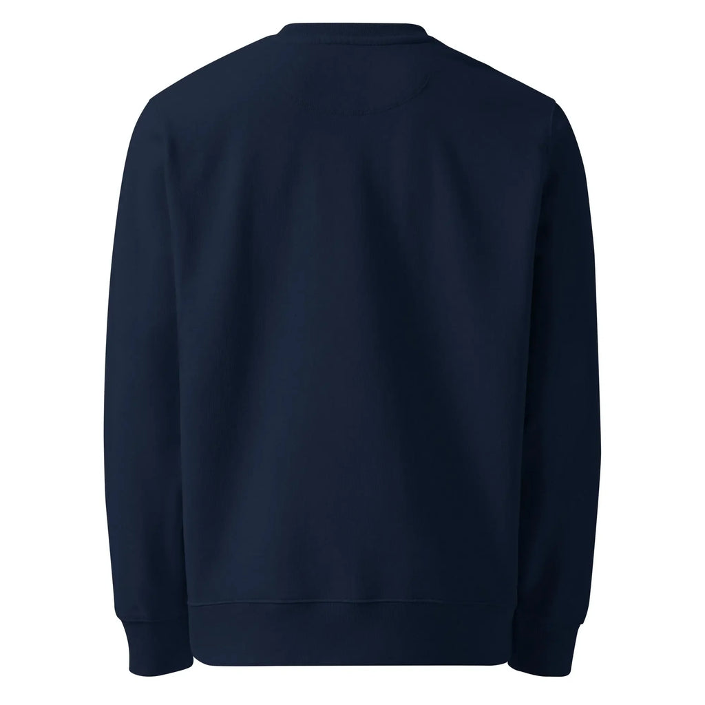 Unisex-Öko-Pullover French Navy Rückansicht