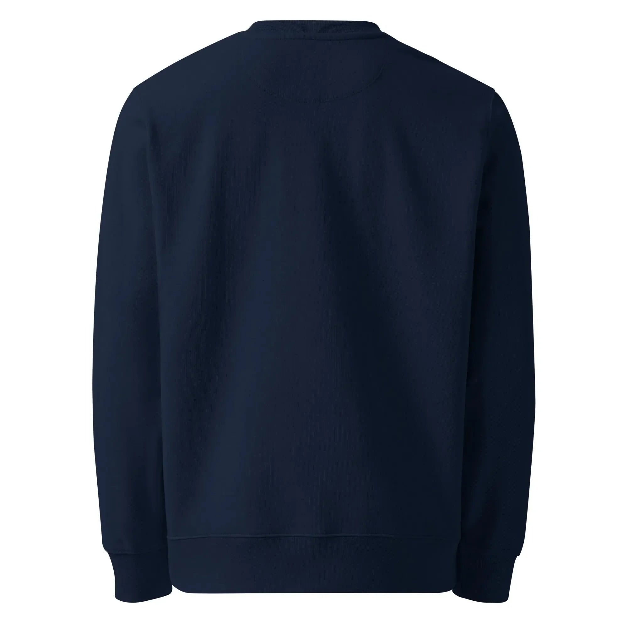 Unisex-Öko-Pullover French Navy Rückansicht