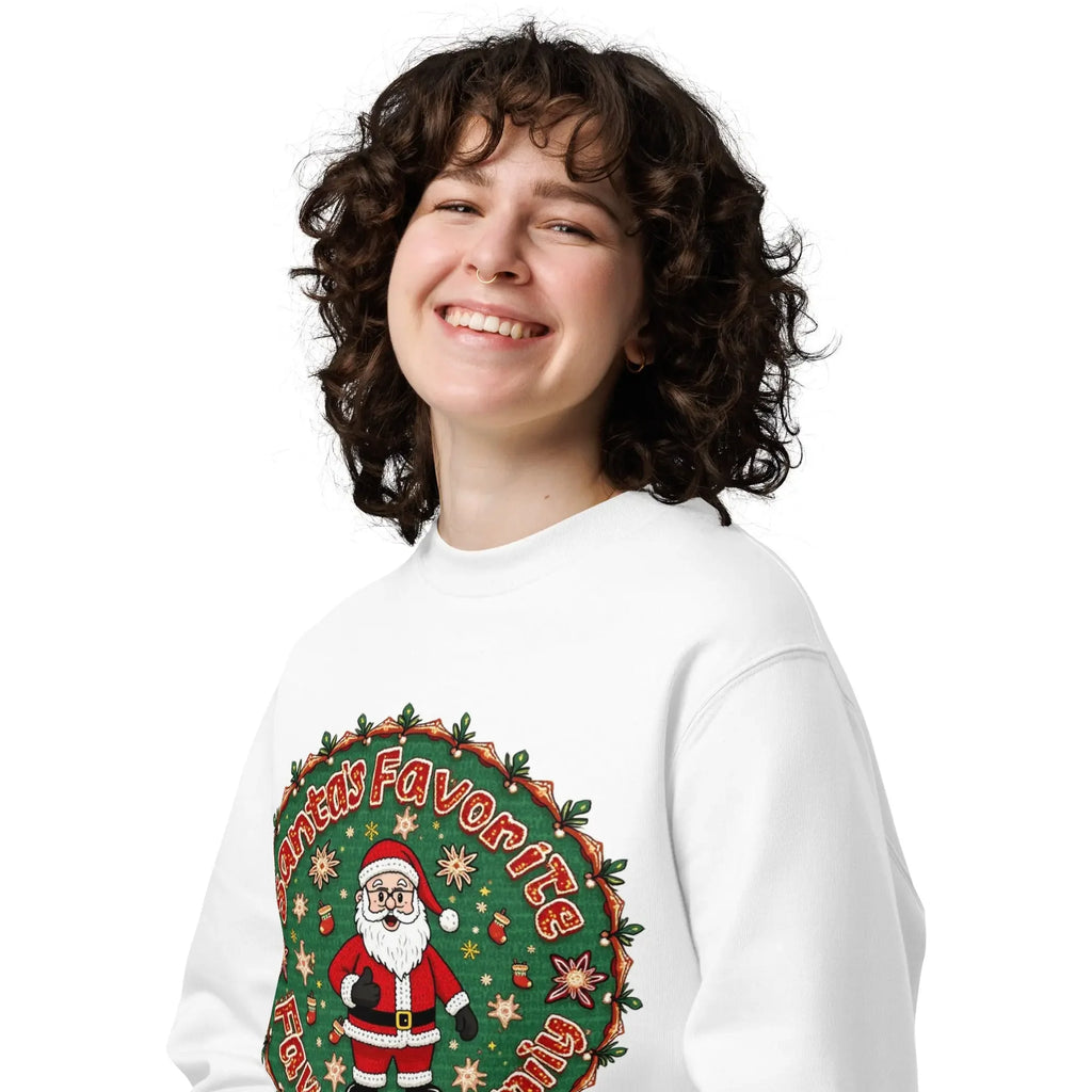 Unisex Öko-Pullover Seitenansicht