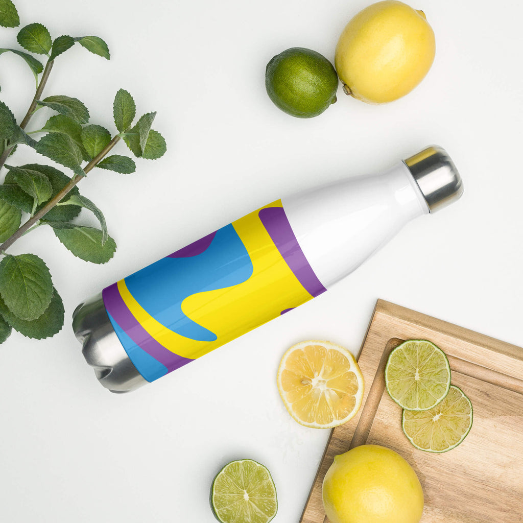 Edelstahl Trinkflasche 500ml – Isoliert & Auslaufsicher für Sport & Outdoor - famora-style