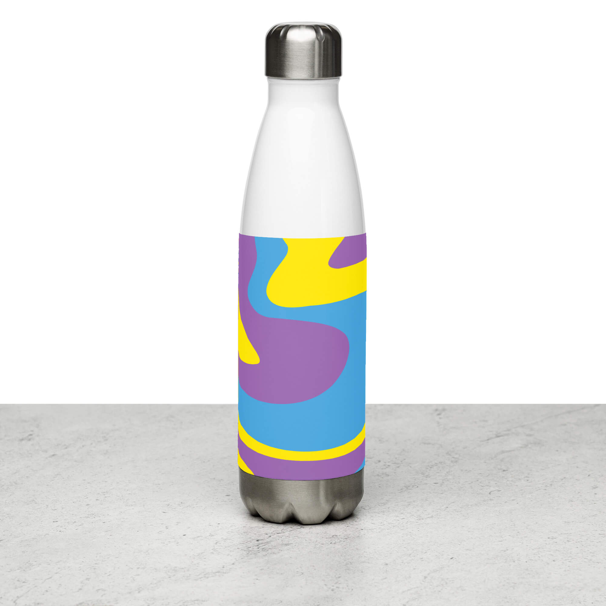 Edelstahl Trinkflasche 500ml – Isoliert & Auslaufsicher für Sport & Outdoor - famora-style