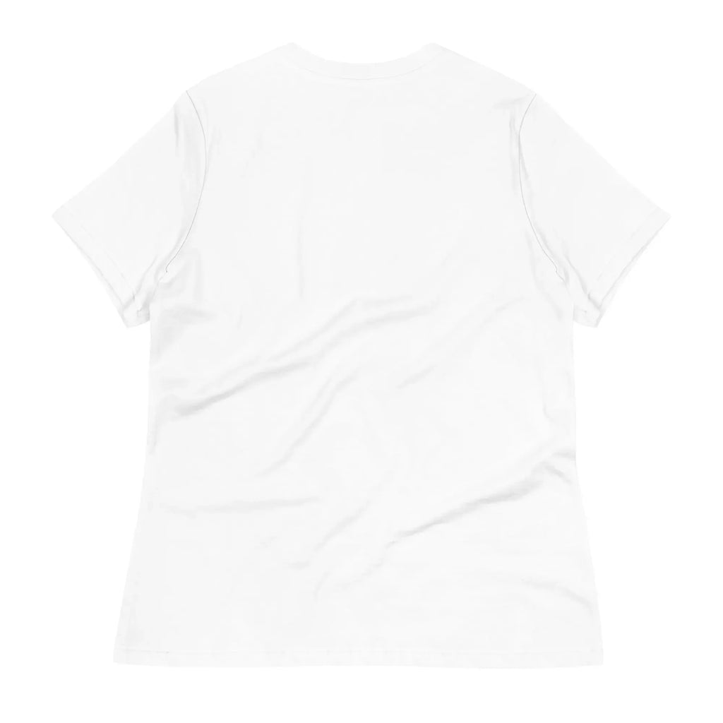 Basic-T-Shirt weiß Rückenansicht
