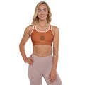 Sport BH gepolstert braun - Frontansicht Racerback - famora-style