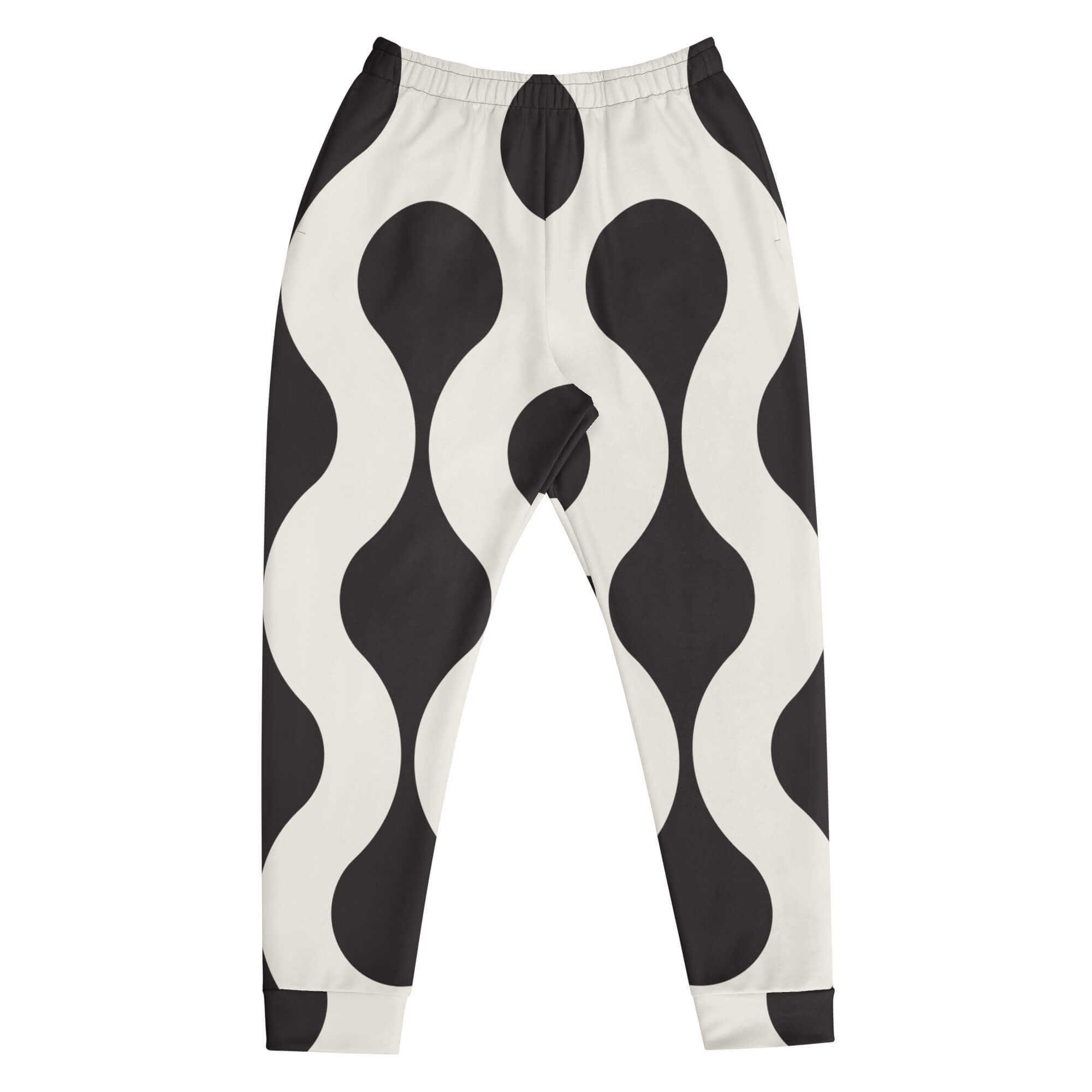 ✨ Recycelte Herren-Jogginghose – Vorderansicht mit elastischem Bund