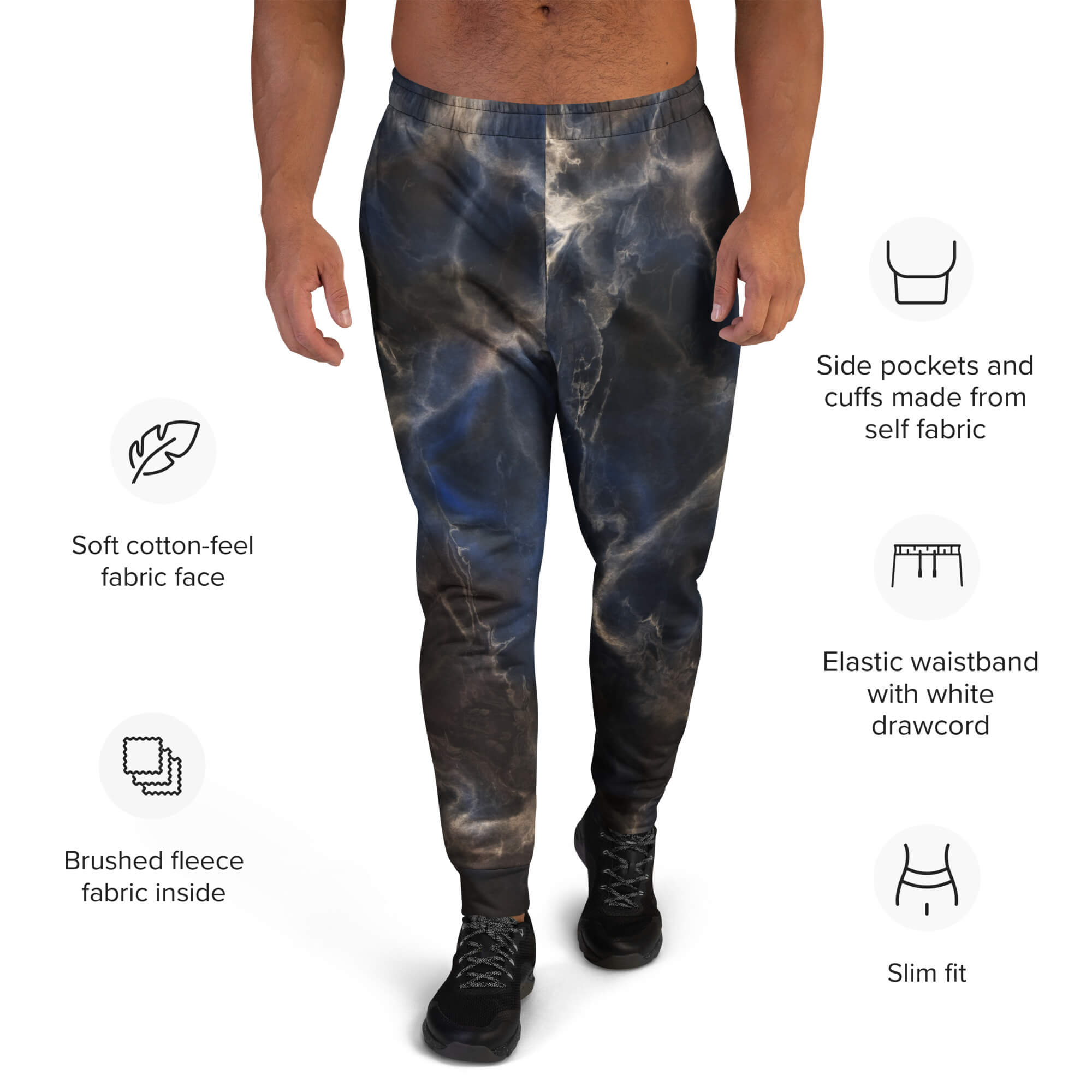 Komfortable Athleisure Jogginghose – Herren Vorderansicht
