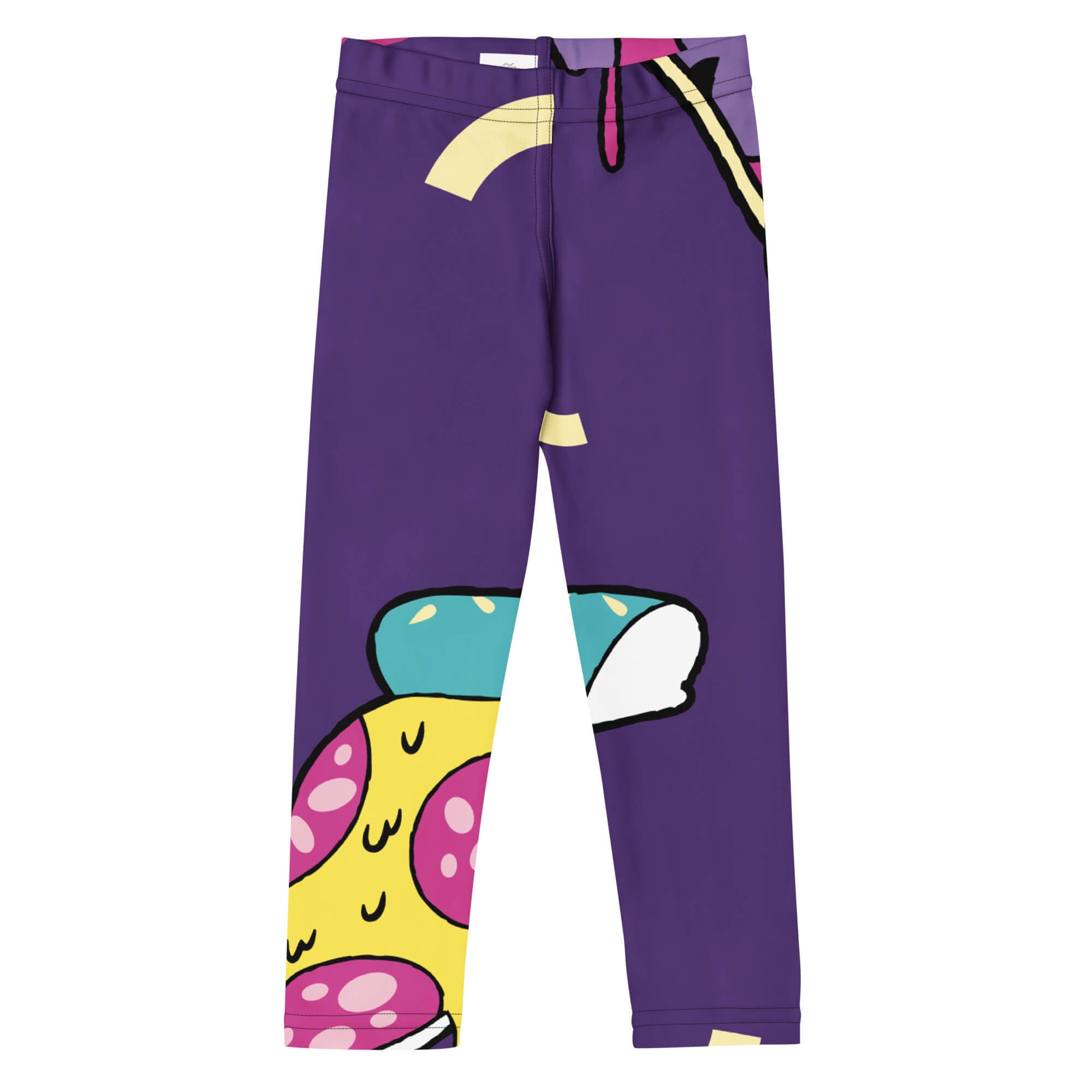 Kinderleggings Detail-Ansicht – weiches Mikrofaser-Material mit hohem Stretch