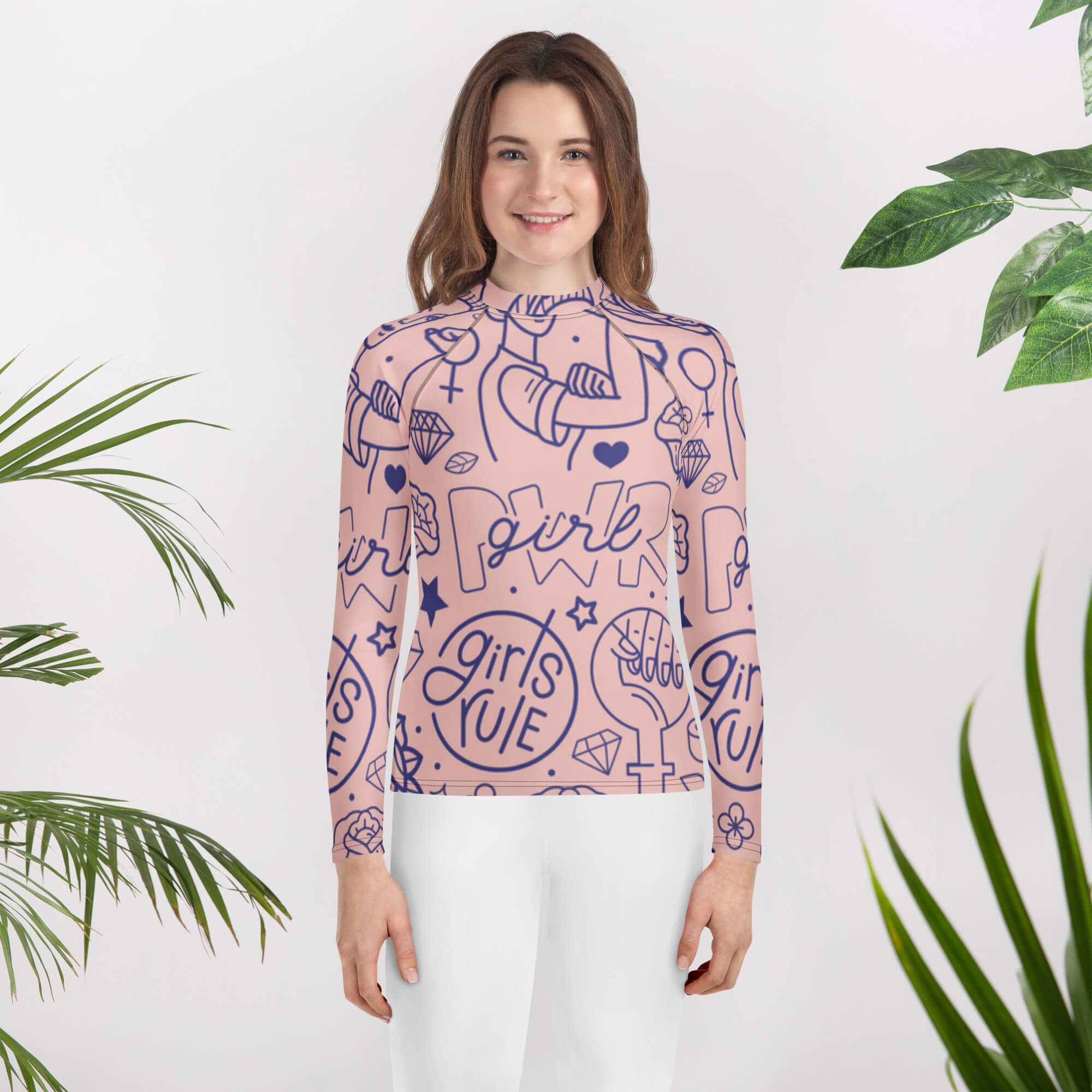 Langarm Rash-Guard für Jugendliche – Sport & Schwimmen - famora-style