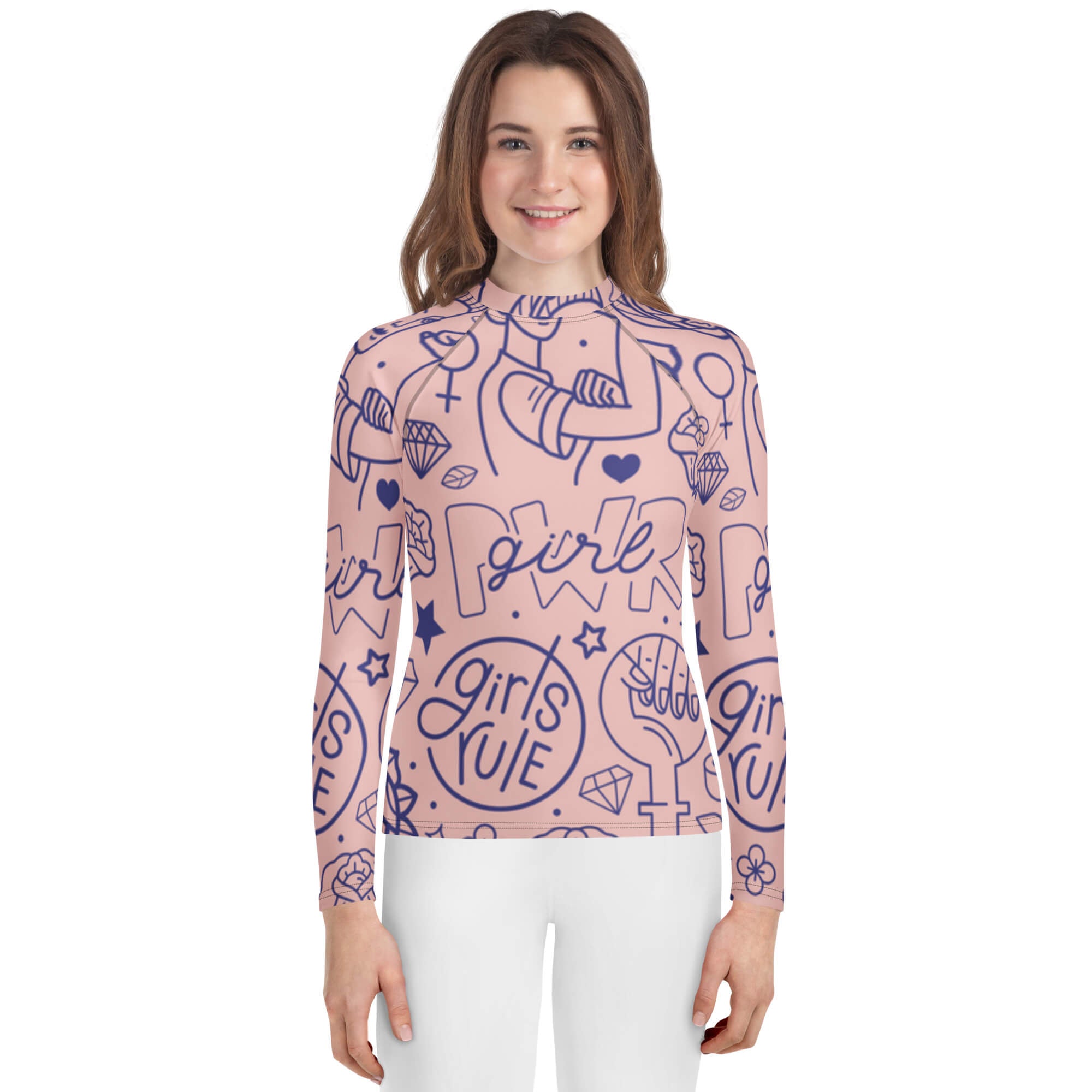 Langarm Rash-Guard für Jugendliche – Sport & Schwimmen - famora-style