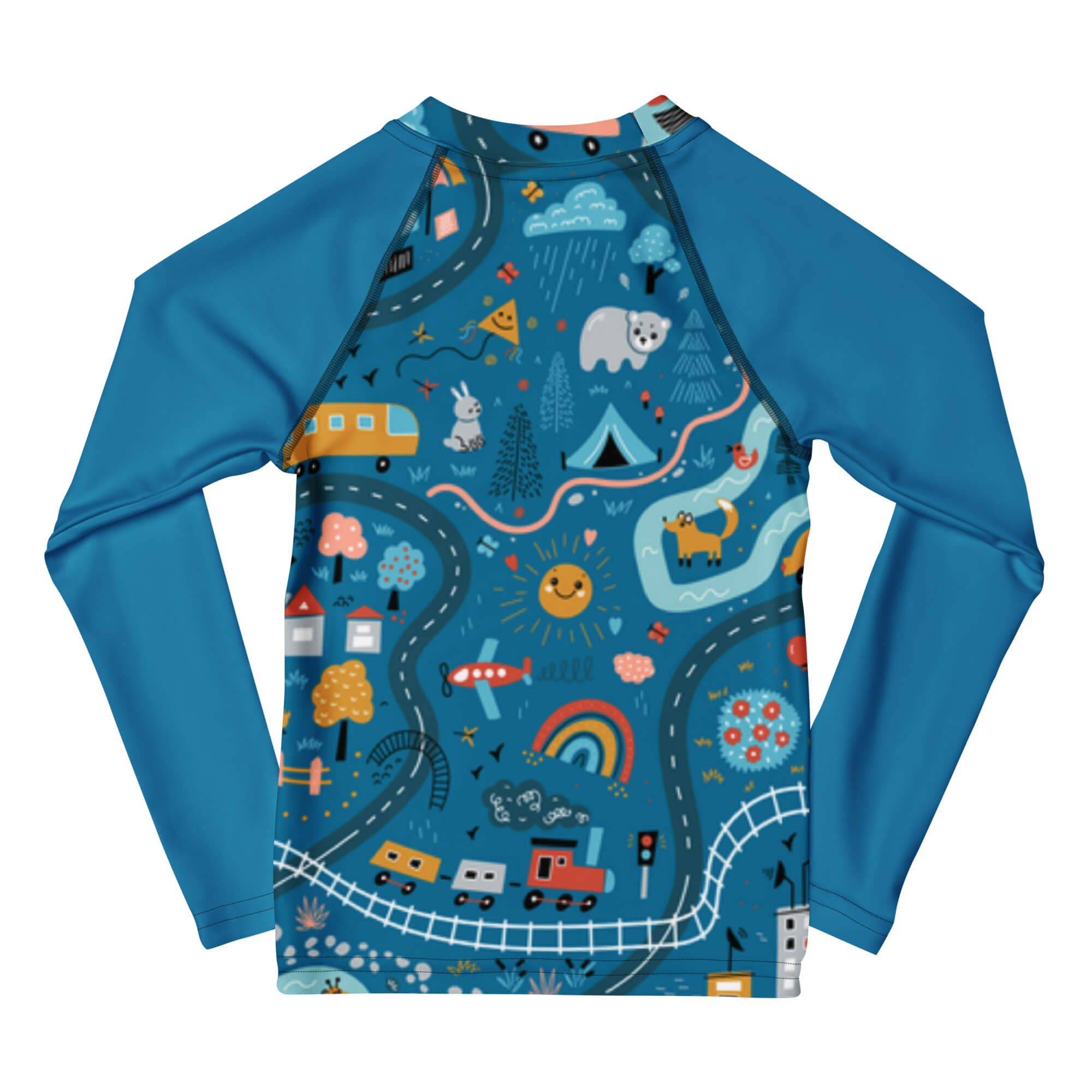 Langarm Rash-Guard für Kinder – UV-Schutz & Wassersport - famora-style