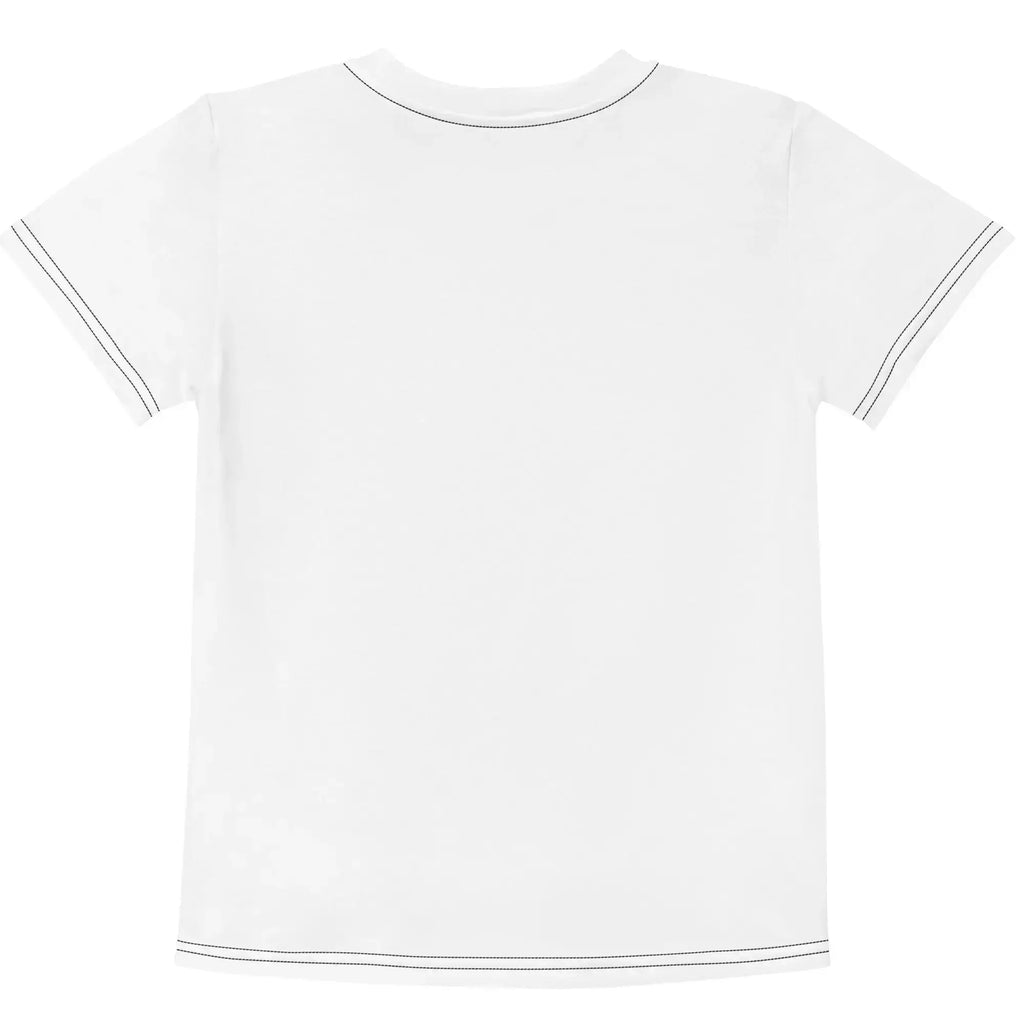 Kinder T-Shirt weiß - Rückenansicht