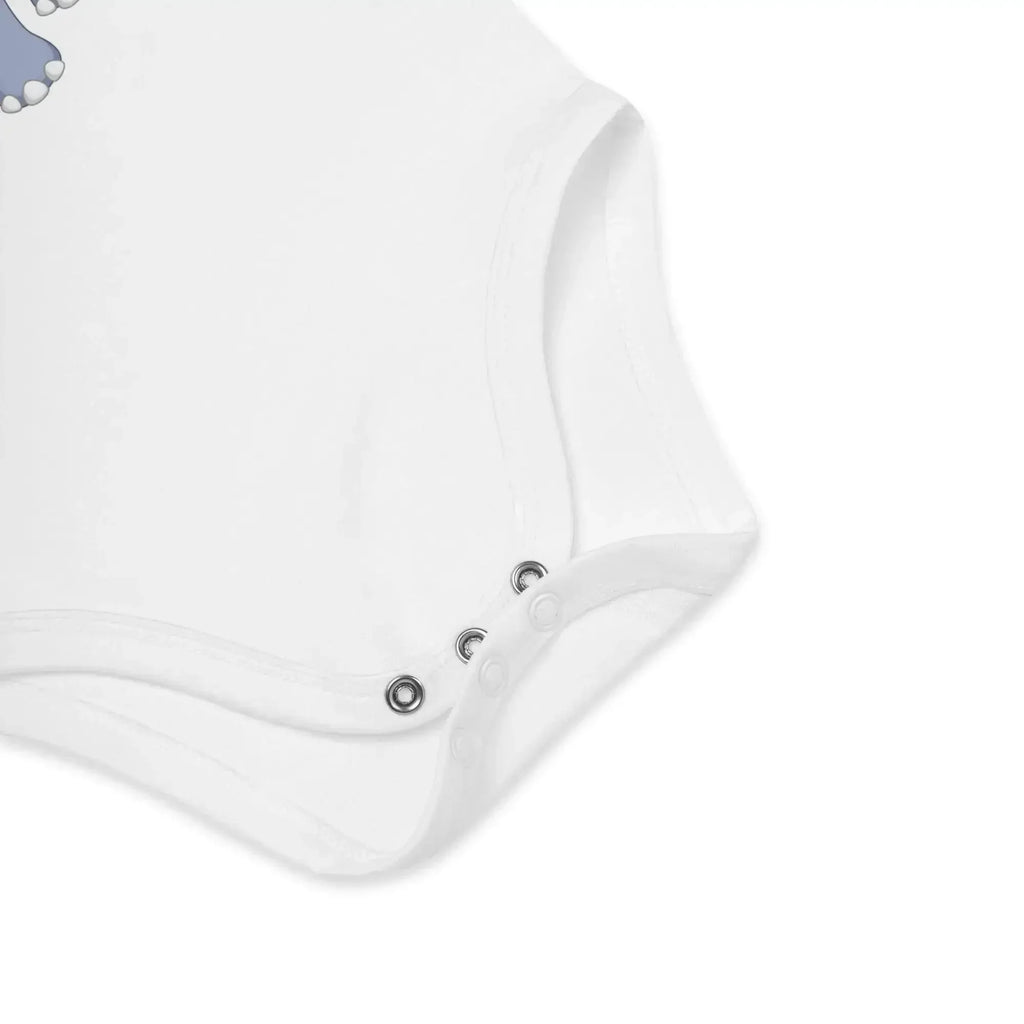 Baby Bodysuit Bio-Baumwolle - Rückansicht mit Druckknöpfen