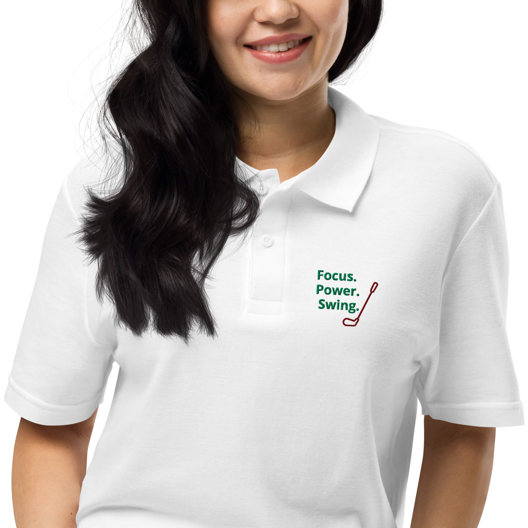 Piqué-Poloshirt Unisex – Nahaufnahme Materialstruktur
