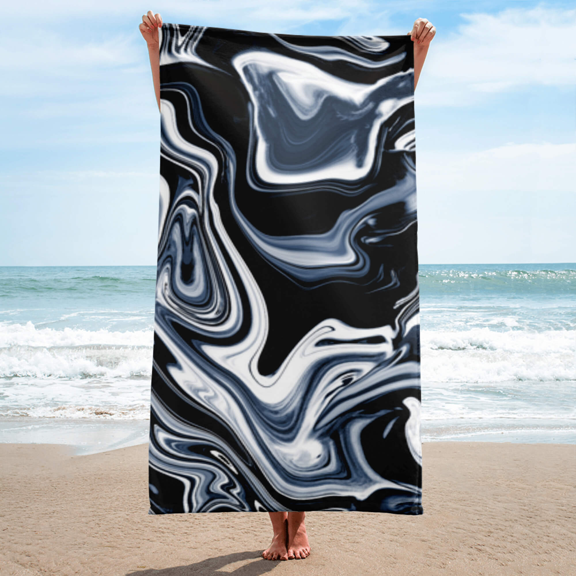 Luxus Handtuch für Bad und Strand - Produktdetails