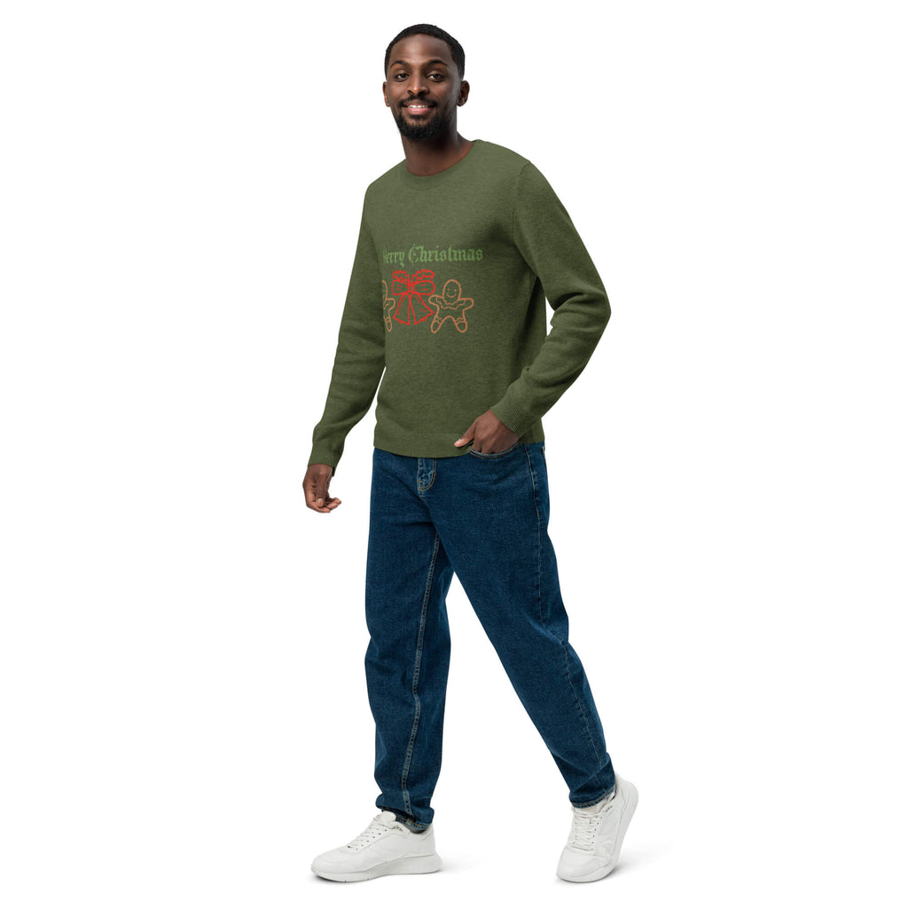 Klassischer Strickpullover Rundhals Frontansicht – Zeitlos eleganter Pullover für Herbst und Winter – Premium Qualität
