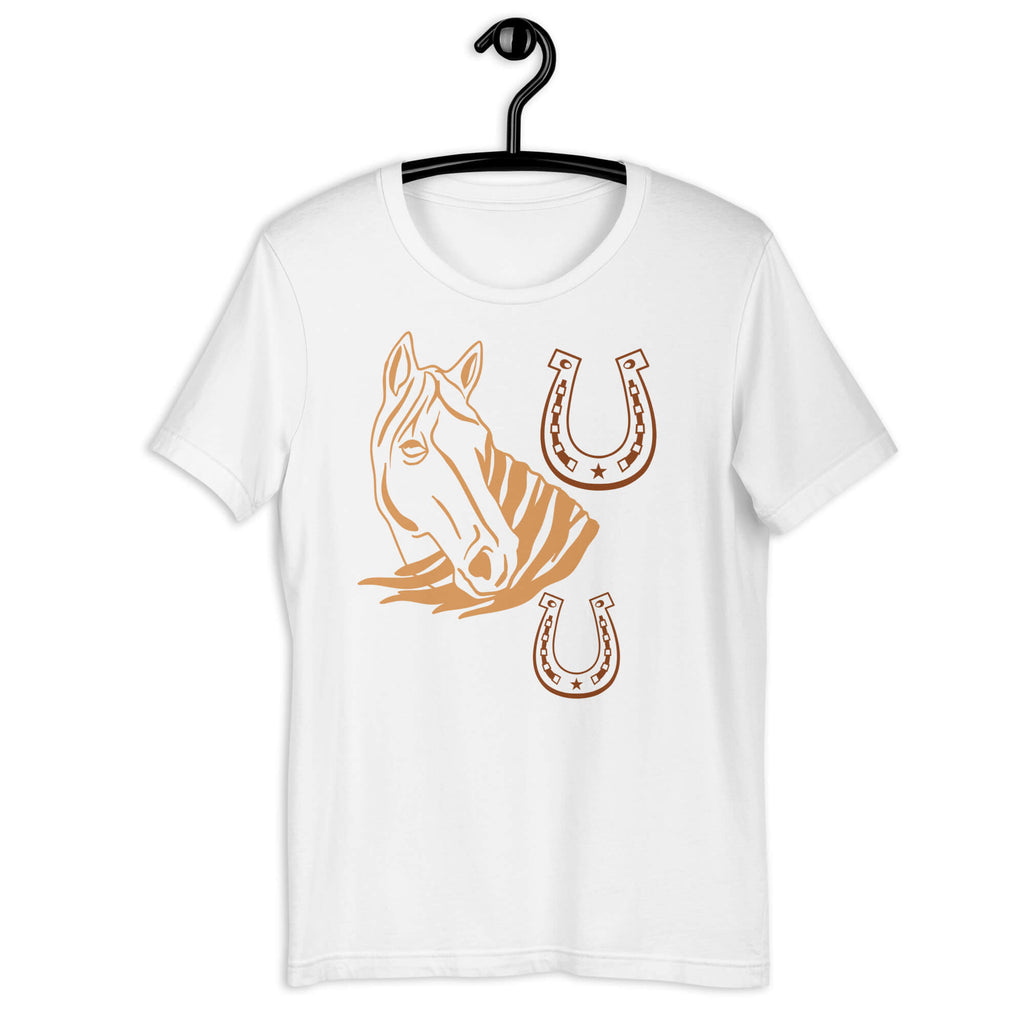 Basic T-Shirt weiß – Frontansicht Komplettansicht
