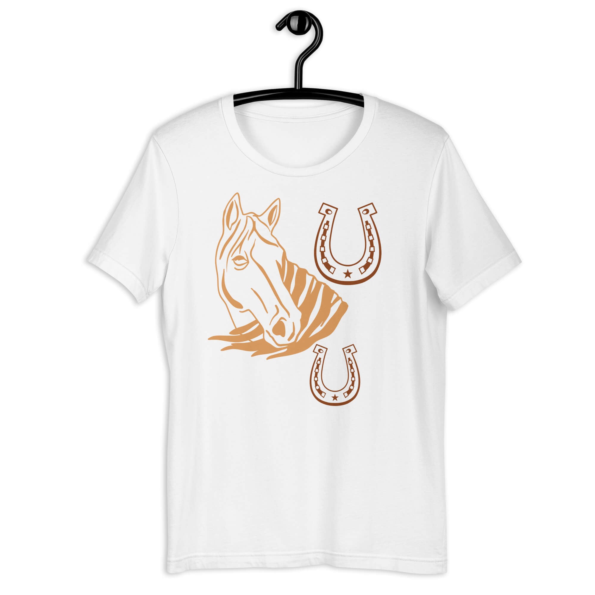 Basic T-Shirt weiß – Frontansicht Komplettansicht
