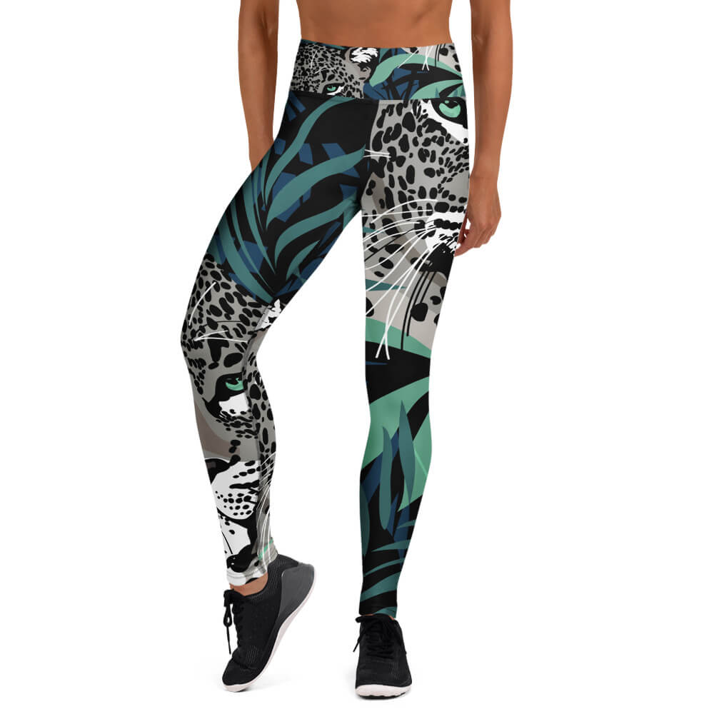Sportleggings High Waist - Vorderansicht Komplettansicht