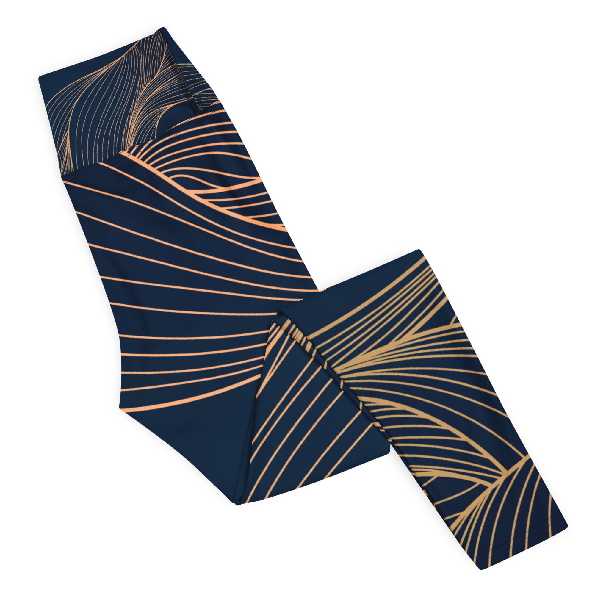 💚 Athleisure Leggings Seitenansicht – Seamless Look & figurformend
