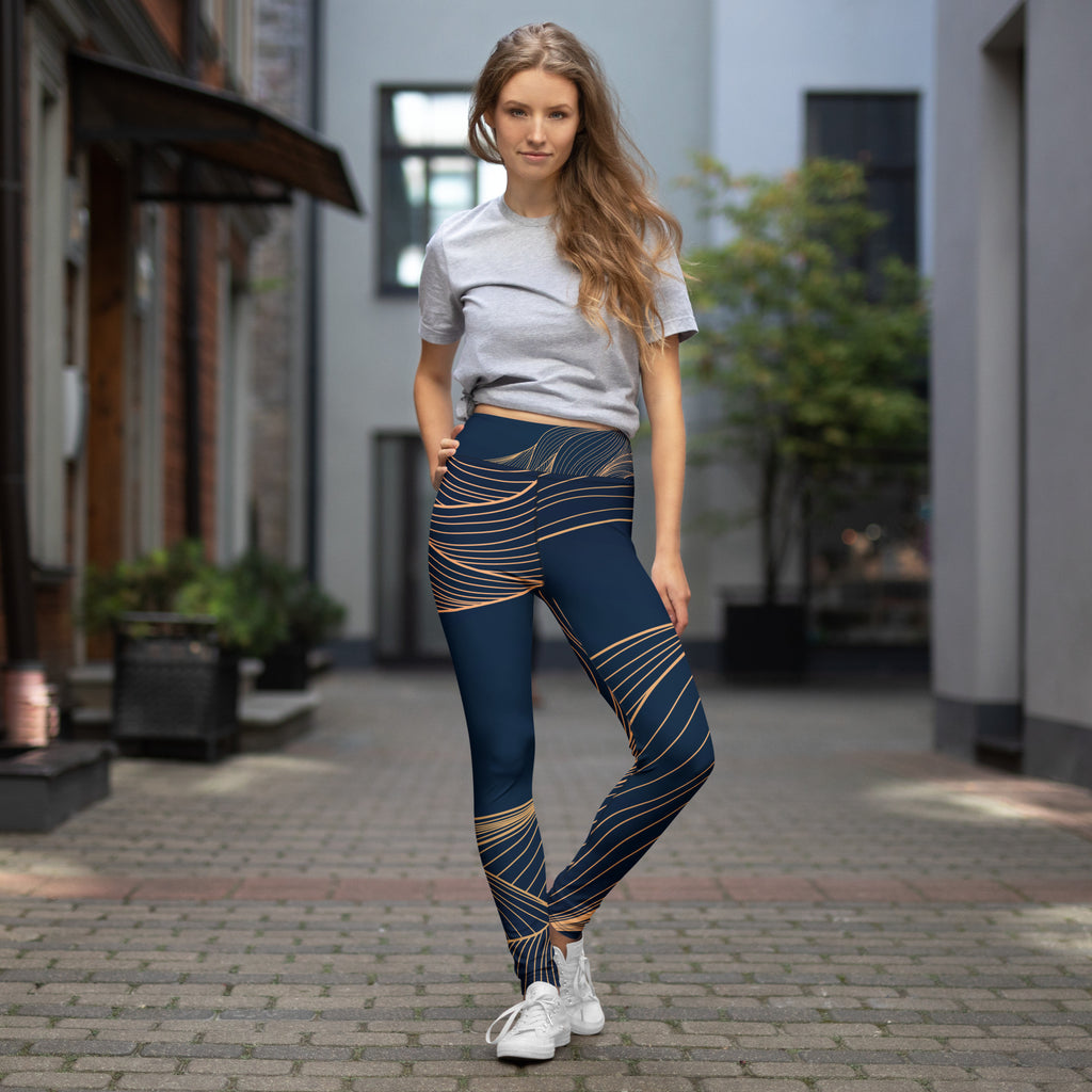 ✨ Premium Yoga-Leggings High Waist in Weiß – Vorderansicht 🧘‍♀️

