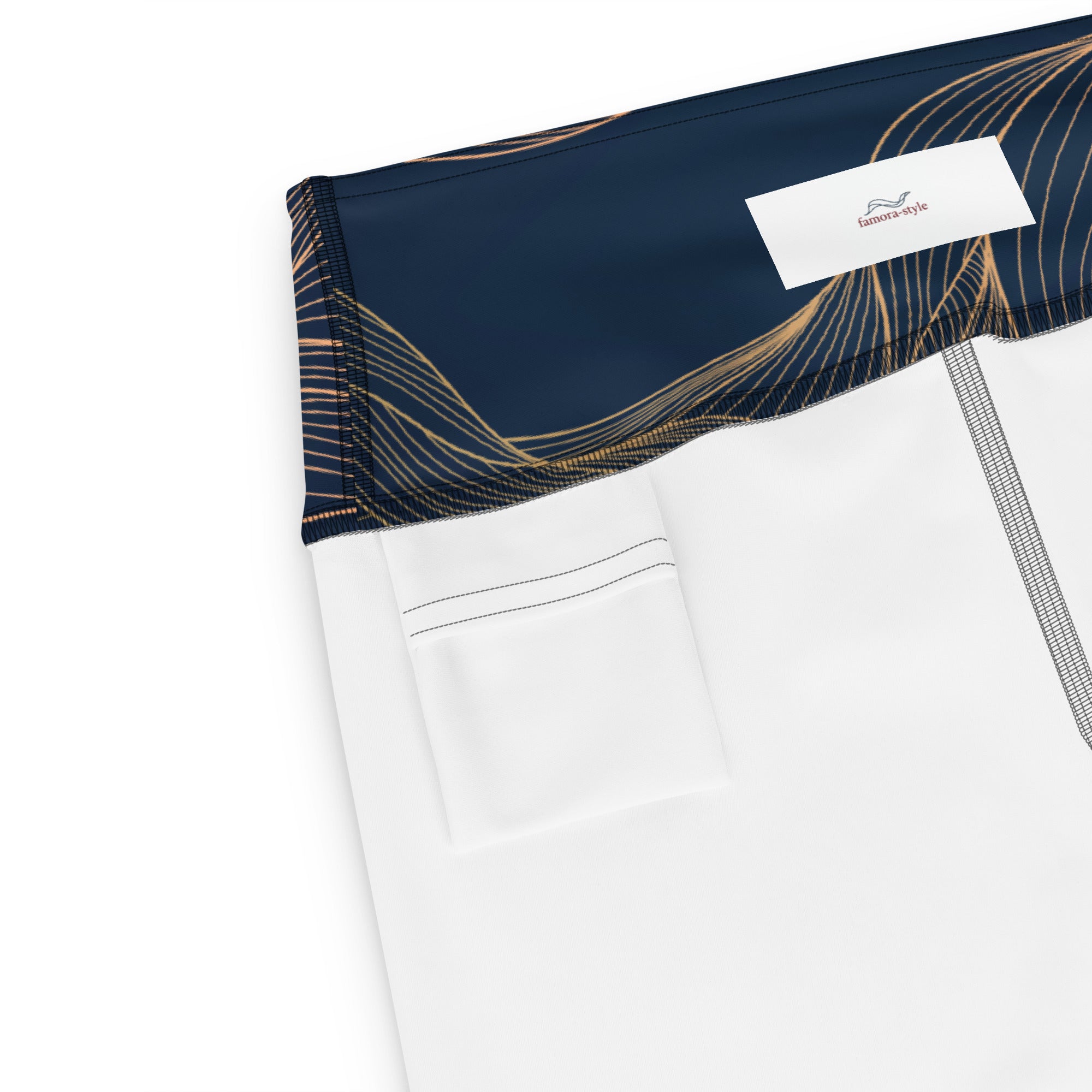 🔍 Yoga-Leggings Detailansicht – Hochwertige Mikrofaser-Qualität