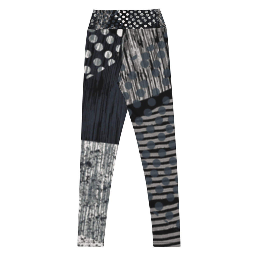 High Waist Yoga-Leggings - Rückansicht mit formendem Bund