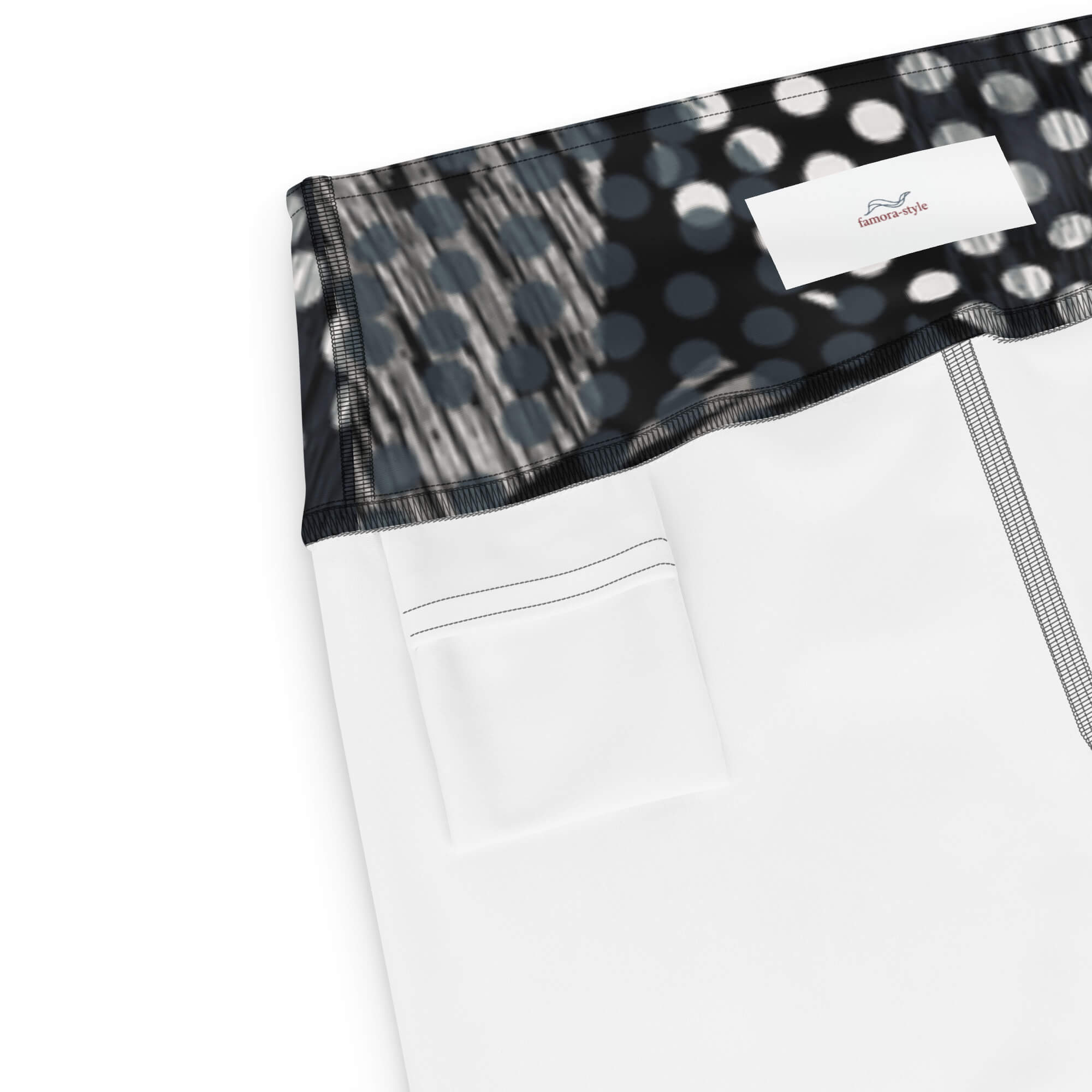 Weiche Mikrofaser Leggings - Produktdetails und Material-Nahaufnahme