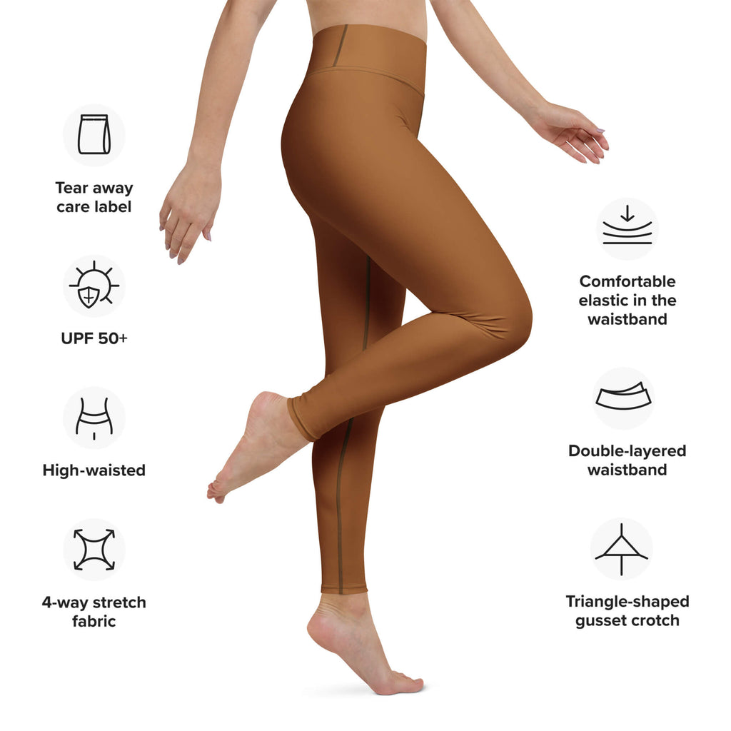 Yoga Leggings Figur formend - Detailansicht Bund