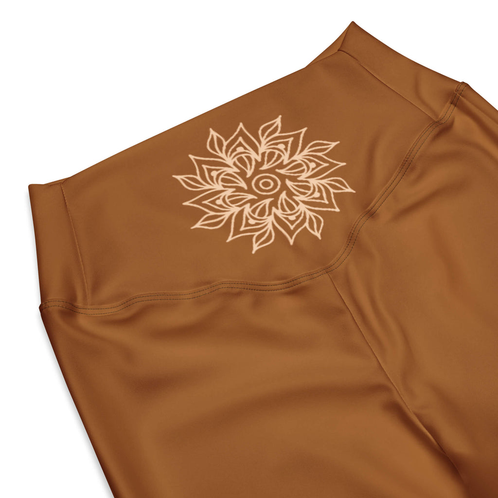 Schlag-Leggings Rückseite - Figurbetonende Passform und stilvolles Design