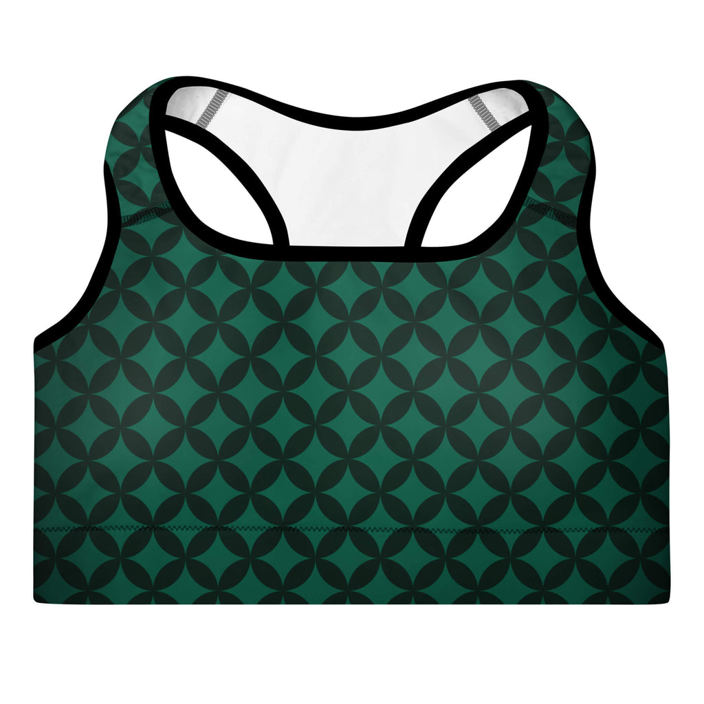 Waldkraft Sport-BH Schwarz – Frontansicht | Racerback Sport-BH Damen | XS–2XL