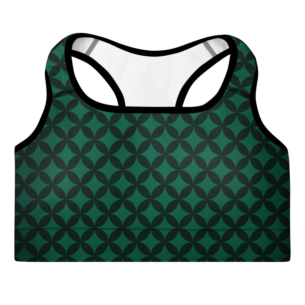 Waldkraft Sport-BH Schwarz – Frontansicht | Racerback Sport-BH Damen | XS–2XL