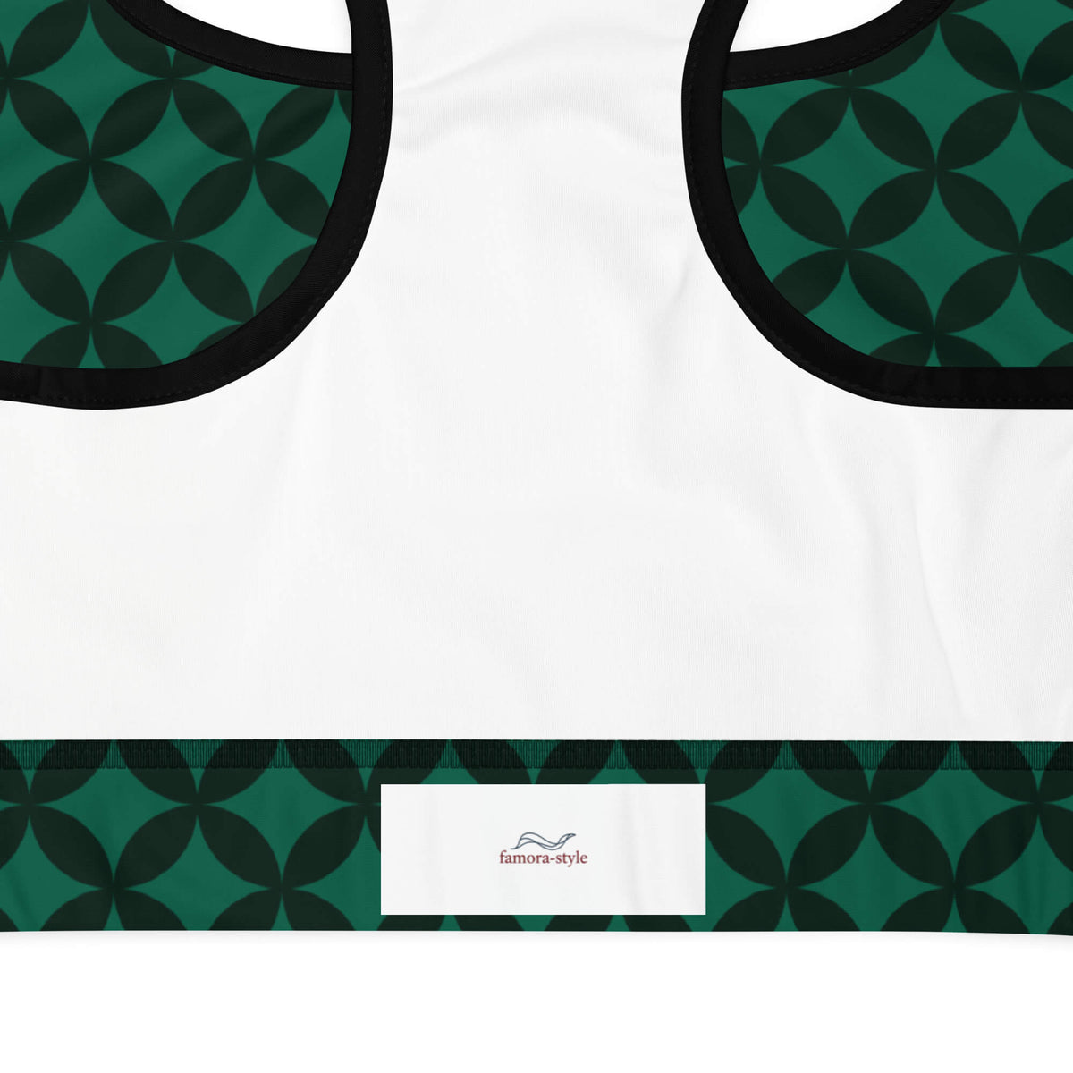 Waldkraft Sport-BH Schwarz – Produktdetails | Herausnehmbare Polsterung | Famora-Stil