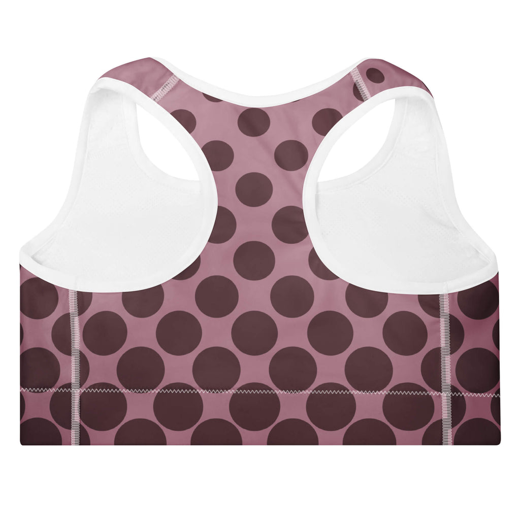 Mondkreis Sport-BH Rosegold Rückansicht – Racerback mit Vier-Wege-Stretch | Famora-Stil