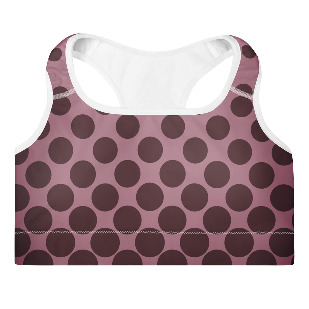 Mondkreis Sport-BH Rosegold Flatlay – nachhaltige Damen Sportswear XS–2XL | Famora-Stil

