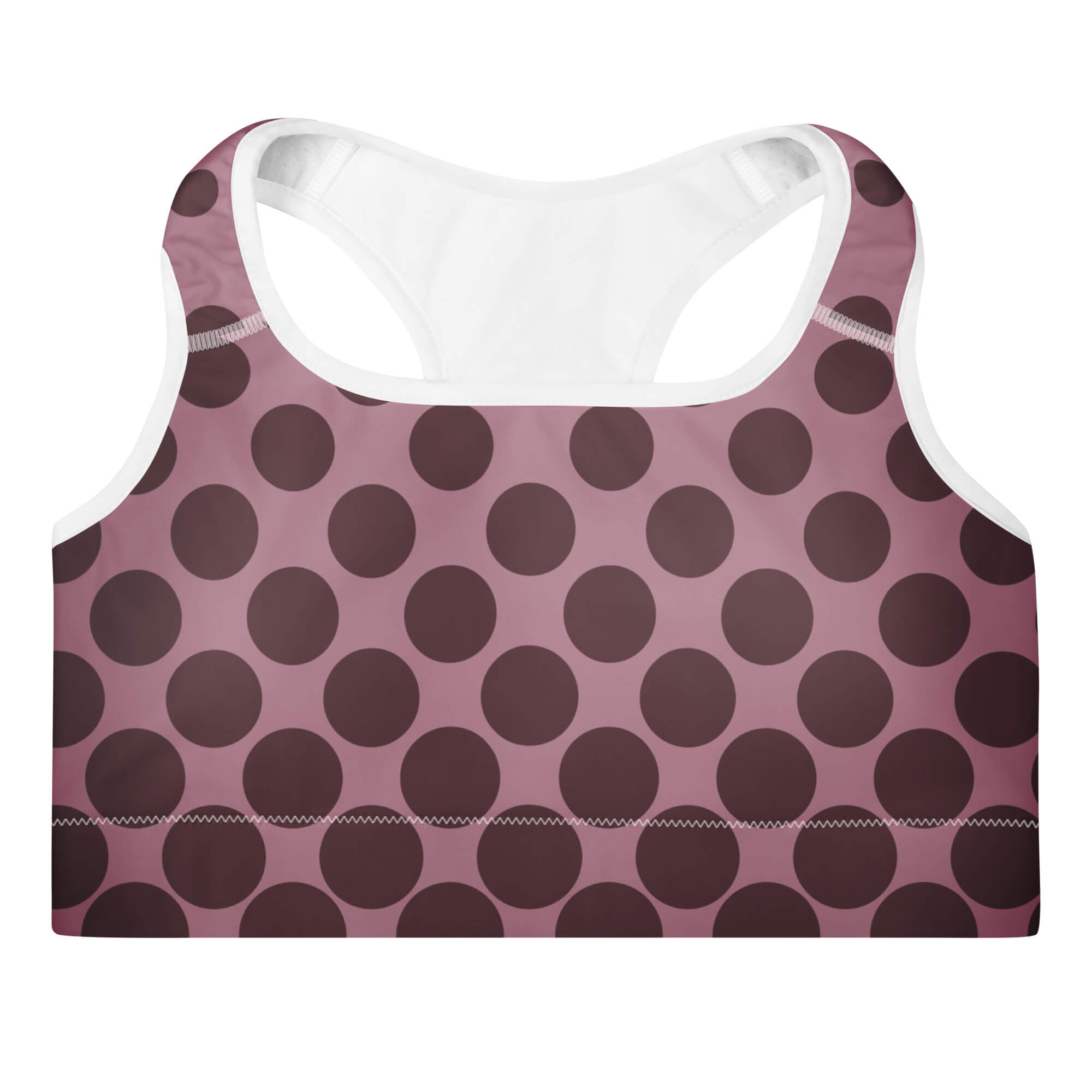 Mondkreis Sport-BH Rosegold Flatlay – nachhaltige Damen Sportswear XS–2XL | Famora-Stil


