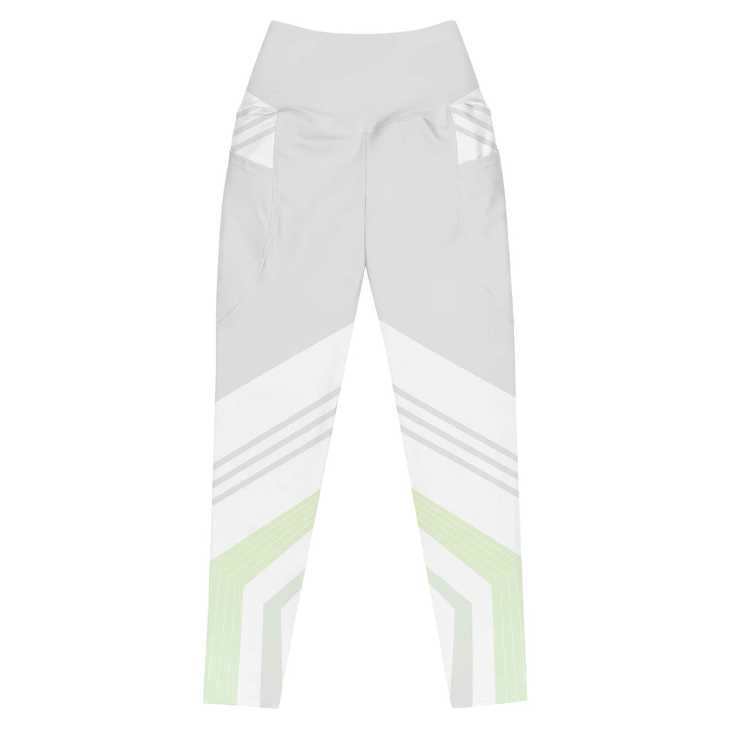 Freie Bewegung Leggings Detail – recyceltes Polyester UPF 50+ | famora-style

