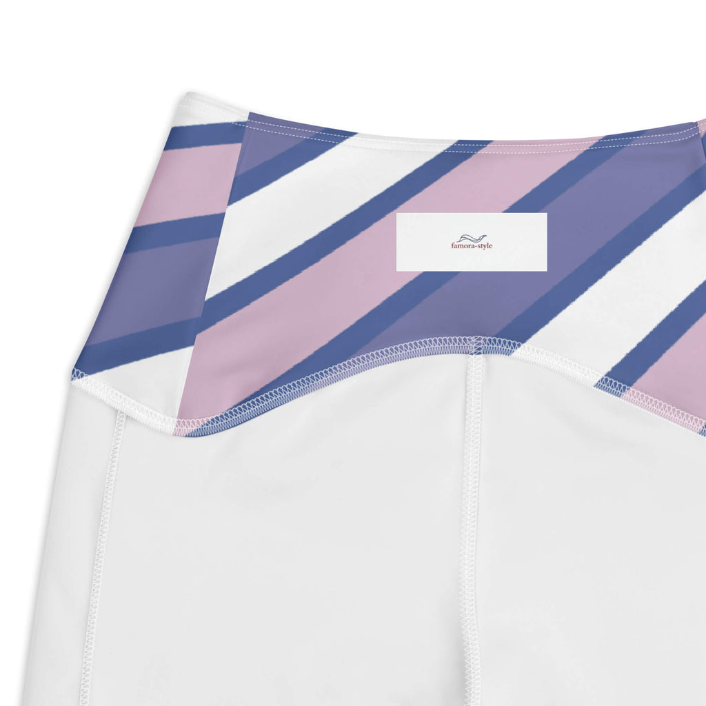 Abendrot Leggings Materialdetail – recyceltes Polyester UPF 50+ | famora-style